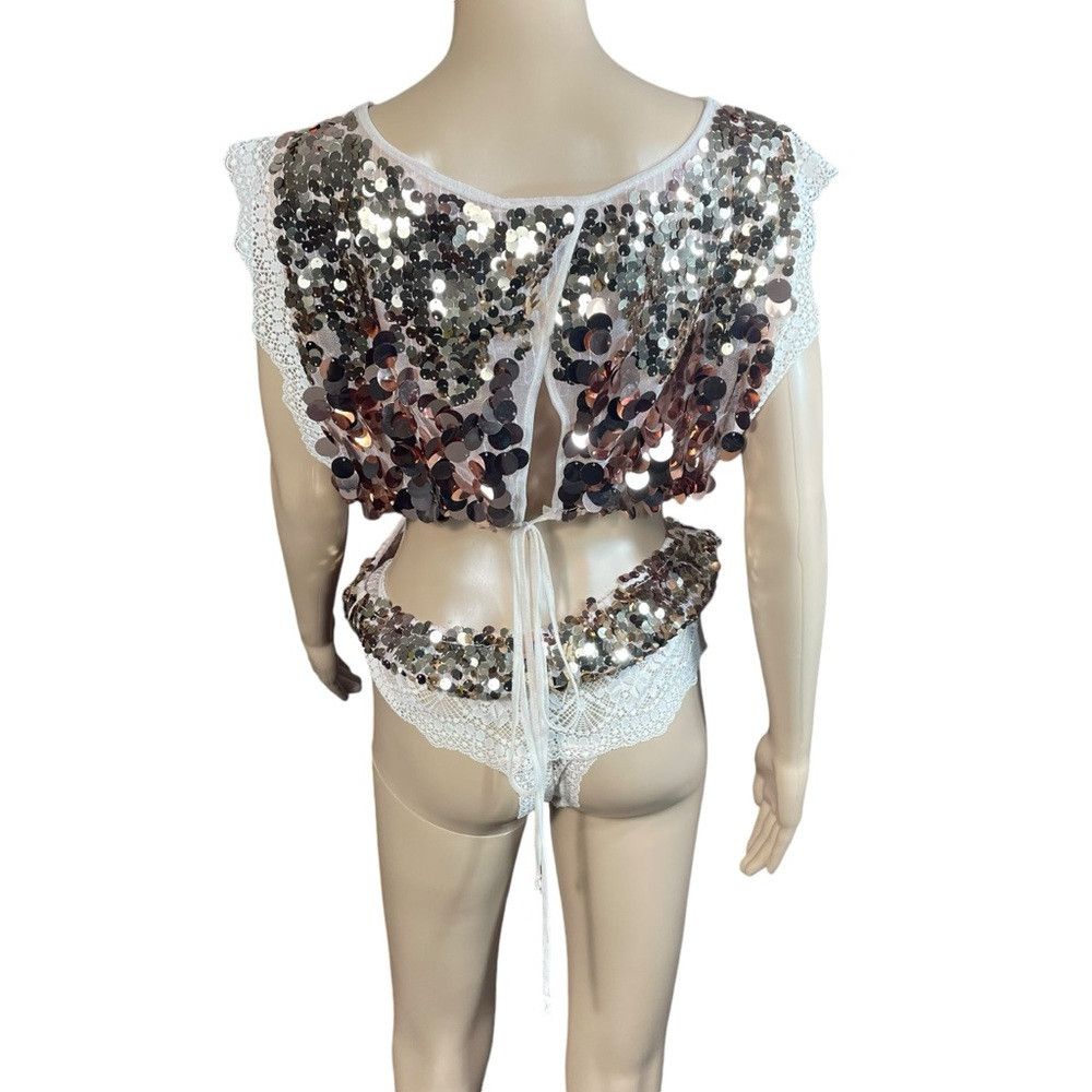 Free People New Free People Gold Main Character Bodysuit Size M Size M / US 6-8 / IT 42-44 - 5 Thumbnail