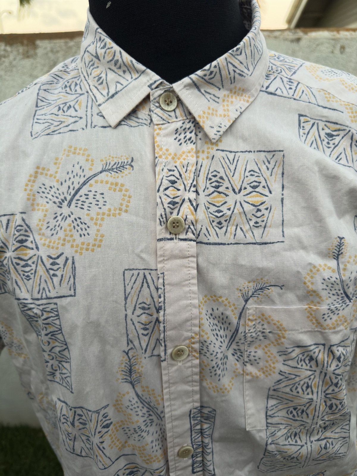 Other PreOwned Kahala Hawaiian Shirt Full Button White Men's Large Size US L / EU 52-54 / 3 - 3 Thumbnail
