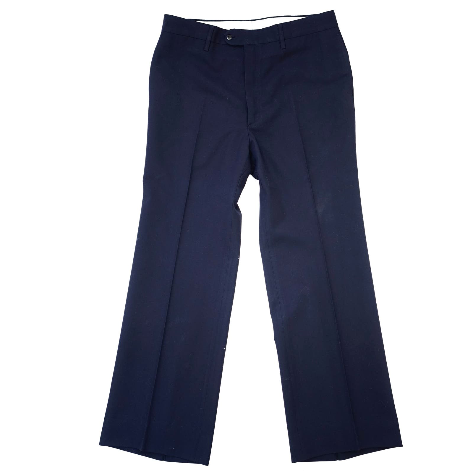 image of Vintage 90's YVES Saint Laurent Navy Pants Trousers Men's 36 in Blue