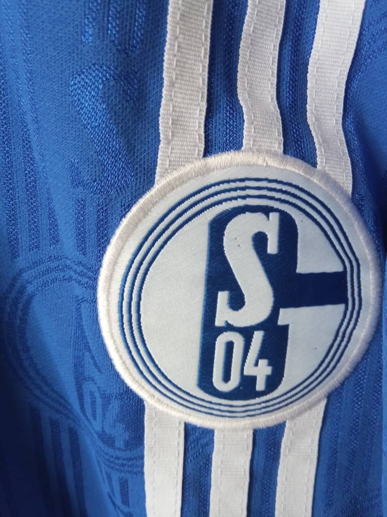 Adidas Schalke 1996-1997 Home Jersey Size US XL / EU 56 / 4 - 5 Thumbnail
