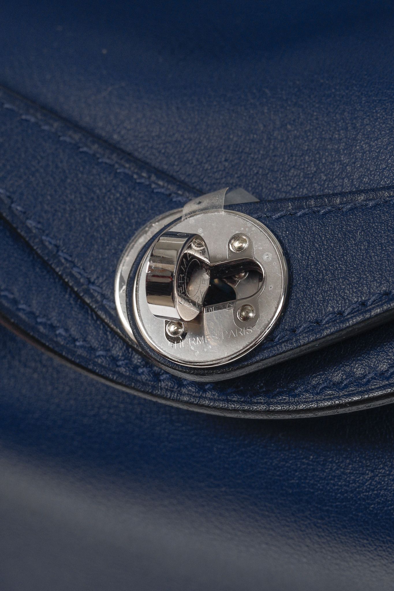 Hermes Hermes Lindy II Mini Verso Bleu Navy Swift Shoulder Bag Size ONE SIZE - 10 Thumbnail