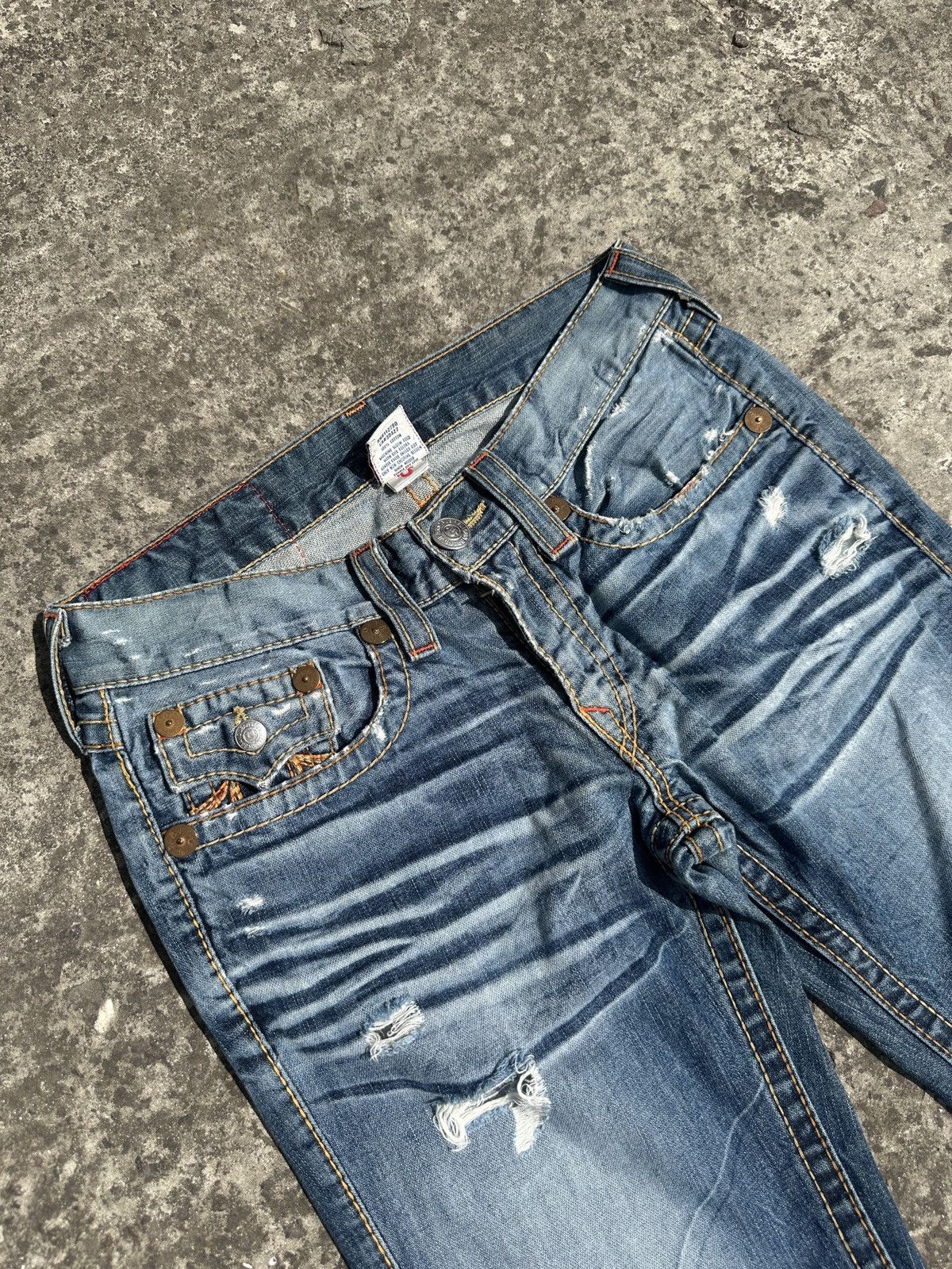 True Religion Y2K vintage true religion jeans denim Streetwear casual hype Size US 31 - 8 Thumbnail