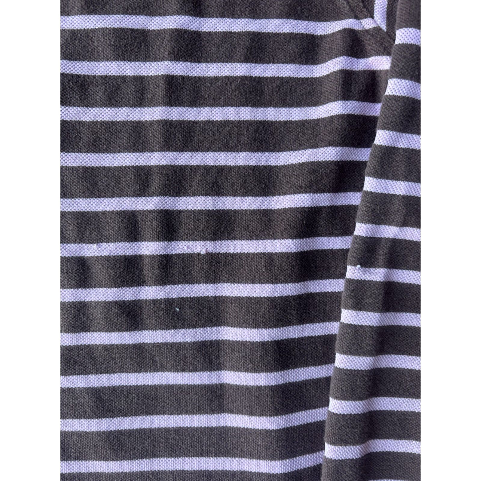 Lacoste VINTAGE Lacoste Striped Polo Shirt Mens 7 Brown Pink 90s Preppy Classic Golf Shirt Size US M / EU 48-50 / 2 - 7 Thumbnail