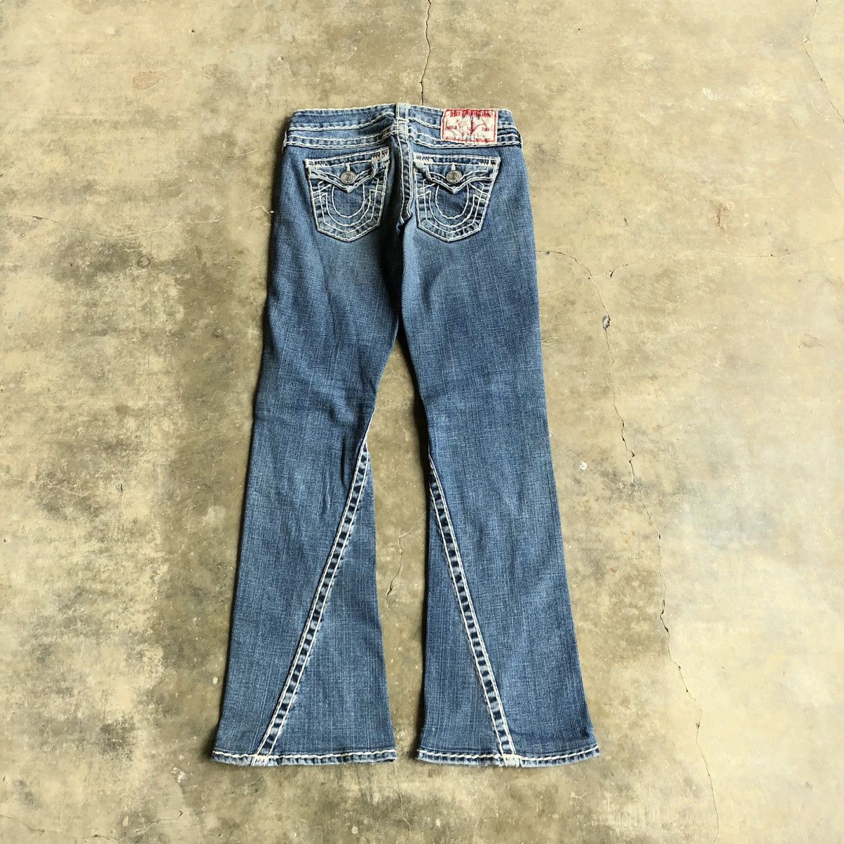 True Religion Vintage True Religion USA Bootcut Flared Denim Jeans Blue Size US 28 / EU 44 - 1 Thumbnail