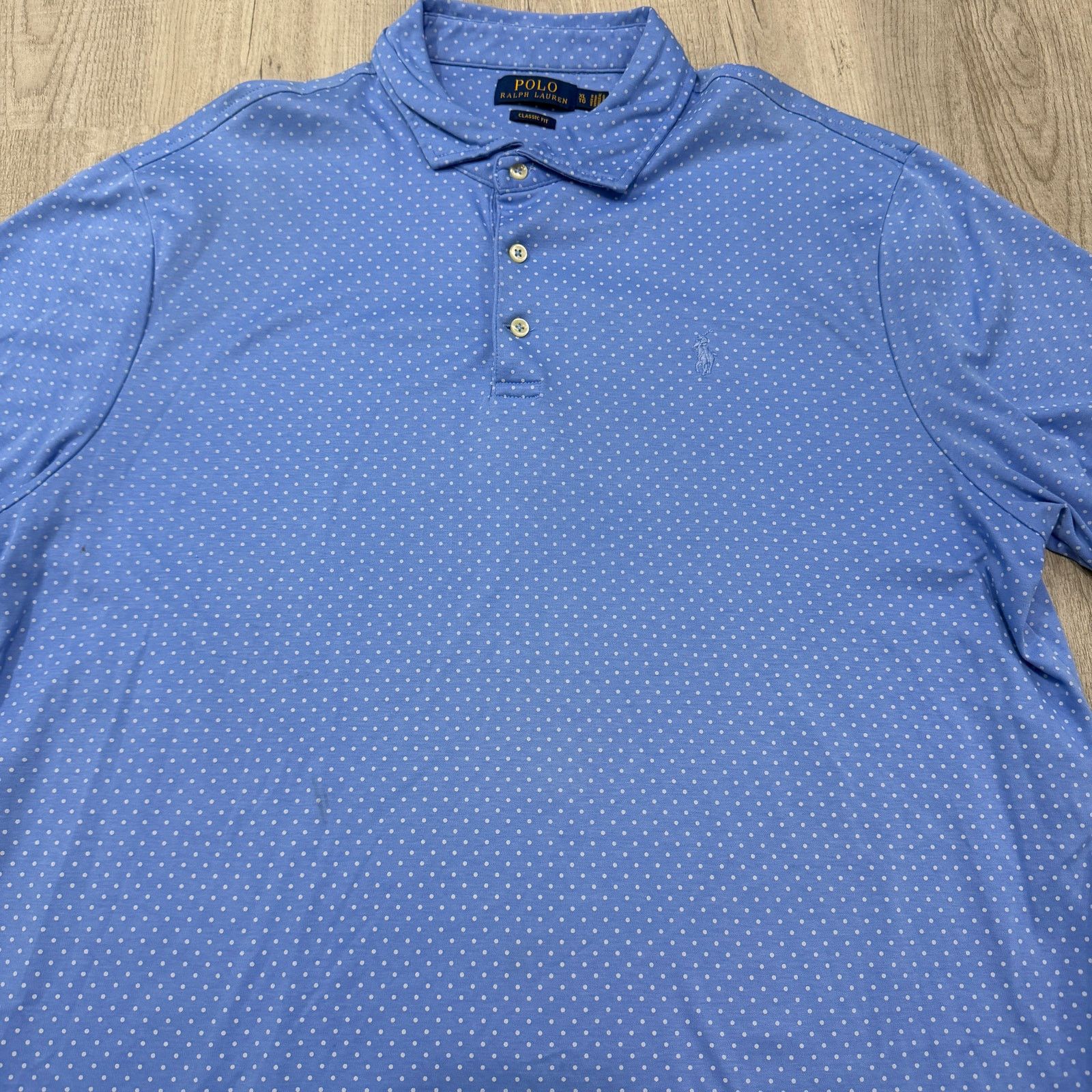 Polo Ralph Lauren Polo Ralph Lauren Classic Fit Shirt Extra Large Polka Dot Size US XL / EU 56 / 4 - 3 Thumbnail