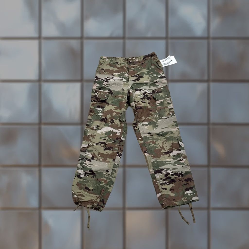 Vintage US Army Combat Trouser Multicam Flame Resistant Insect Guard Medium Regular Mens Pants Size US 31 - 1 Thumbnail
