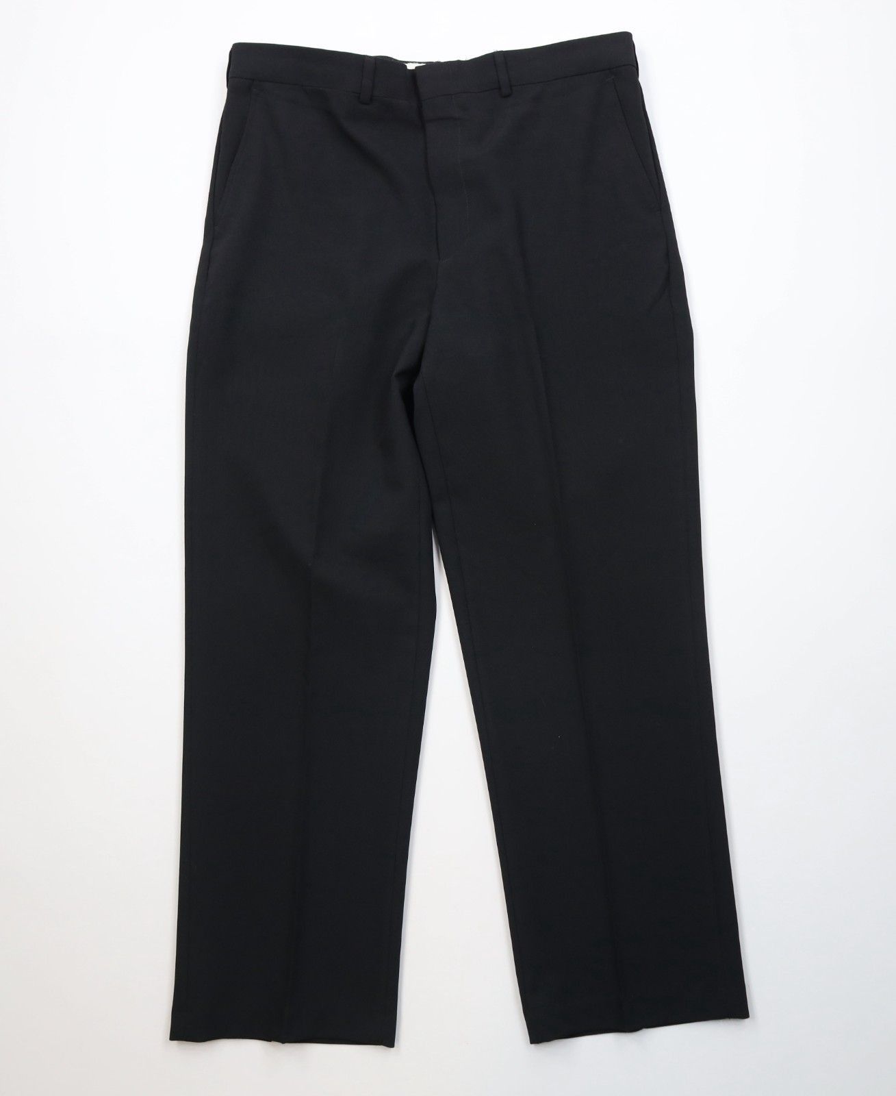 Vintage Vintage 90s Streetwear Flared Wide Leg Chino Pants Black Size US 36 / EU 52 - 1 Thumbnail