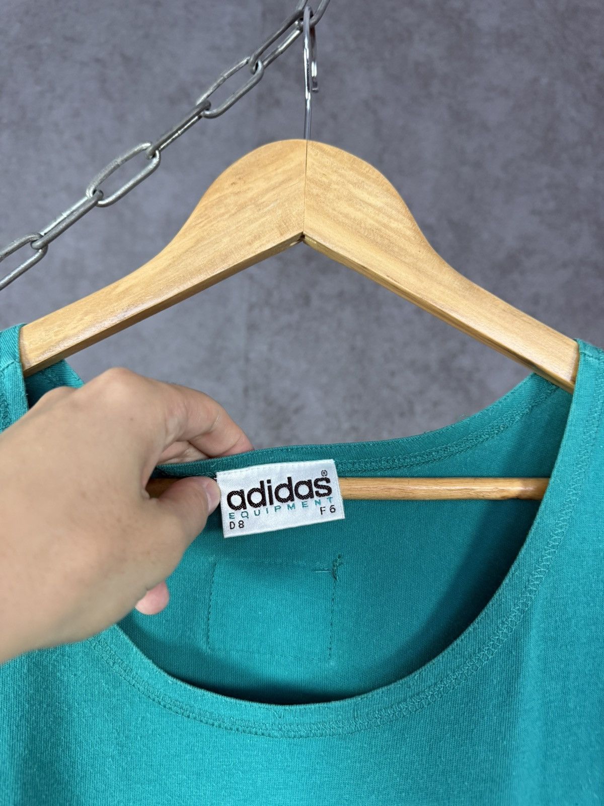 Adidas Adidas Equipment vintage center logo tank top Size US XL / EU 56 / 4 - 4 Thumbnail
