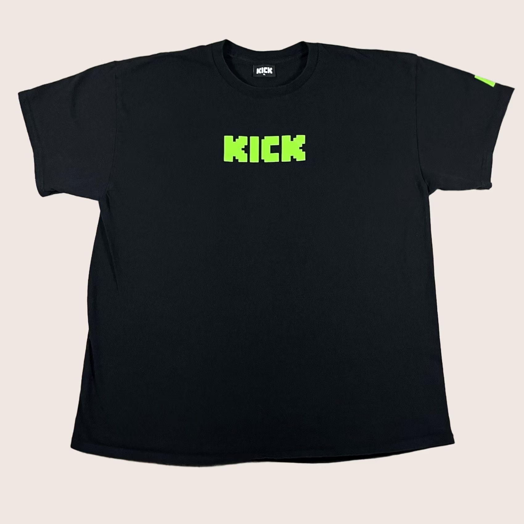 Logo 7 Kick Stream Shirt Mens XL Logo Graphic Print Crew Neck Cotton Black T-Shirt Size US XL / EU 56 / 4 - 1 Thumbnail
