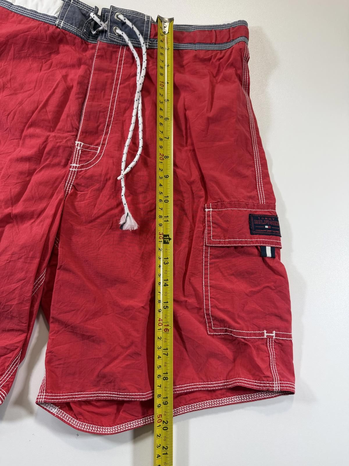Tommy Hilfiger Tommy Hilfiger Men's Red Cargo Swim Shorts S Size US 30 / EU 46 - 5 Thumbnail