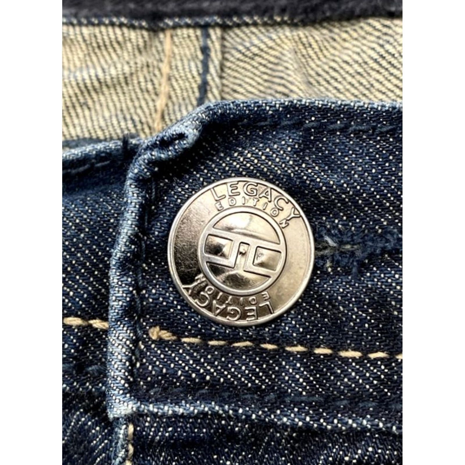 Our Legacy Legacy Jeans Mens 38x32 Blue Denim Straight Leg Relaxed Distressed Category: Jeans, Brand: Legacy Size US 38 / EU 54 - 6 Thumbnail