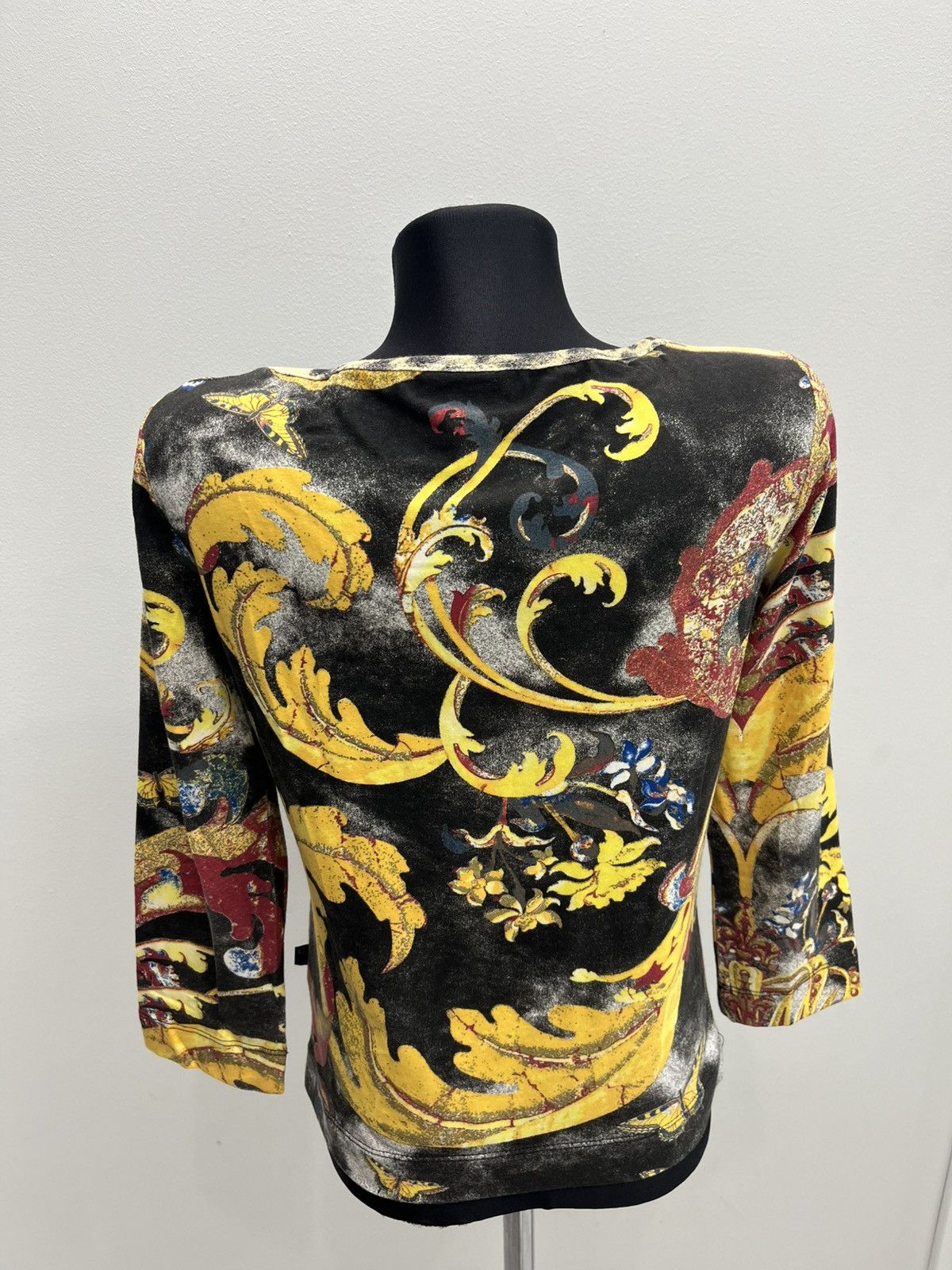 Just Cavalli Vintage Just Cavalli by Roberto Cavalli Floral Top Size L / US 10 / IT 46 - 2 Thumbnail