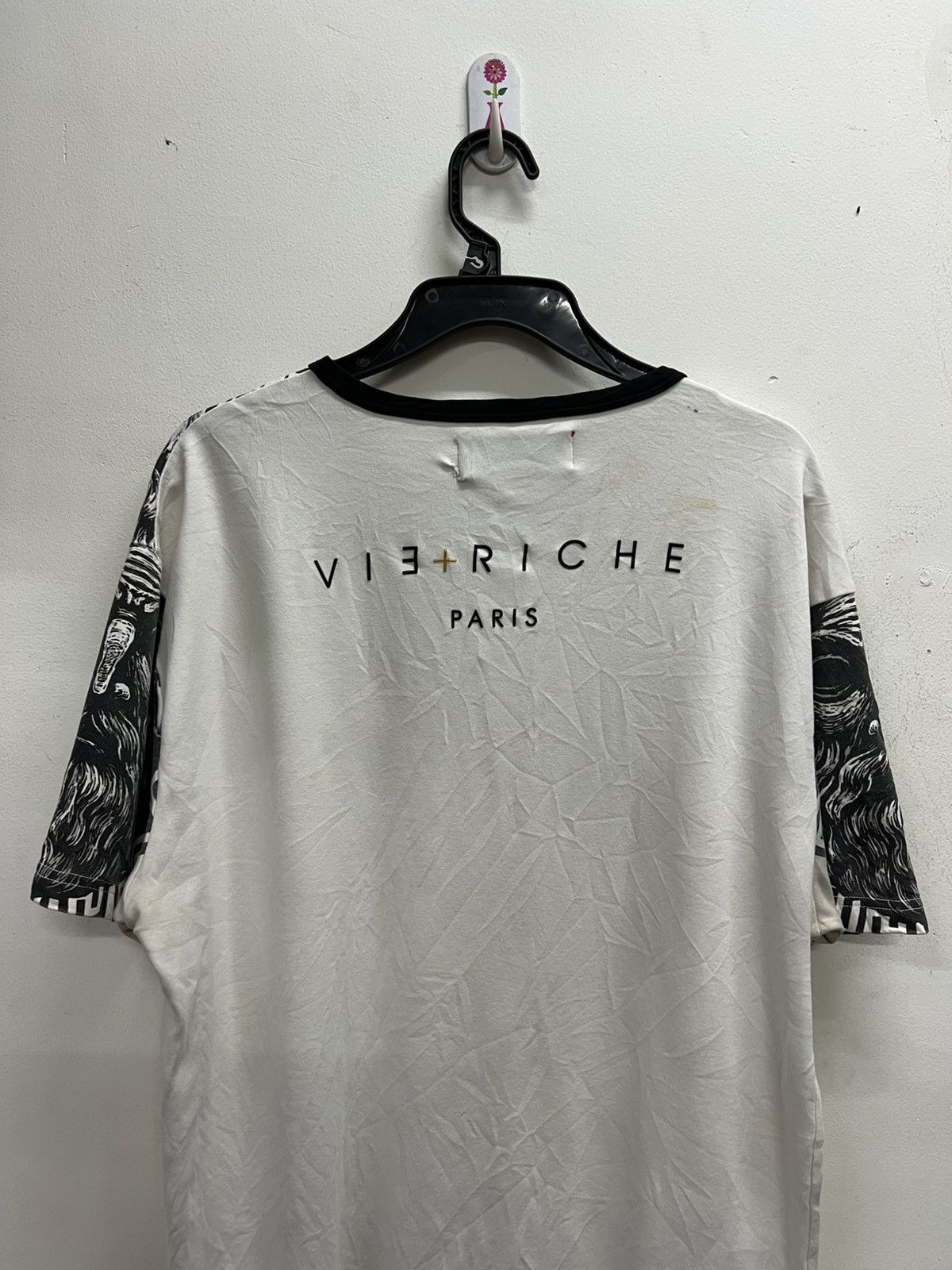 Vie + Riche Paris Vie+Riche Zeus Graphic Tee–Gold Stripe Greek Mythology Print Size US L / EU 52-54 / 3 - 6 Thumbnail