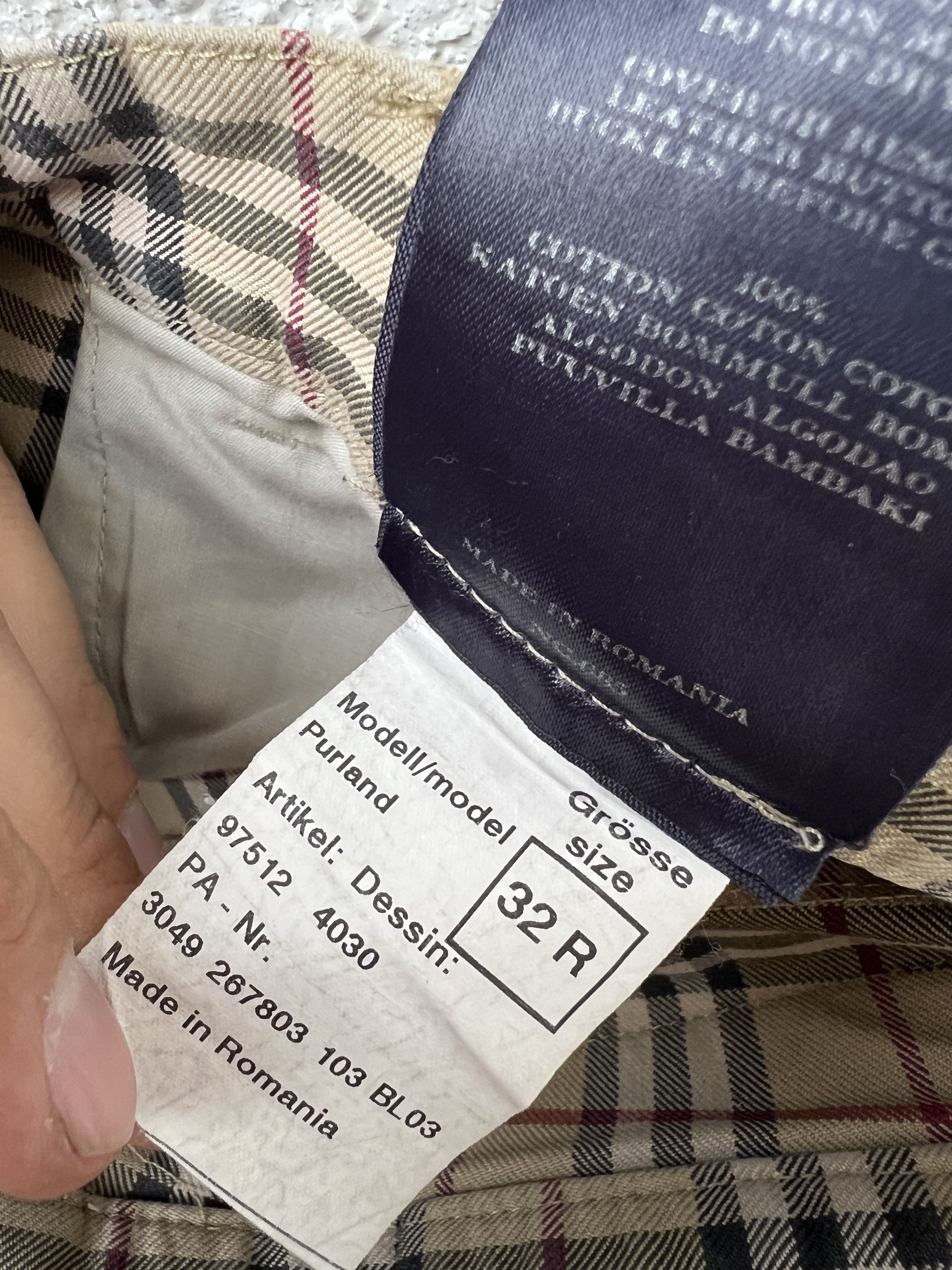 Burberry × Burberry Prorsum Burberry Nova Check Pants 32 Size US 32 / EU 48 - 7 Thumbnail