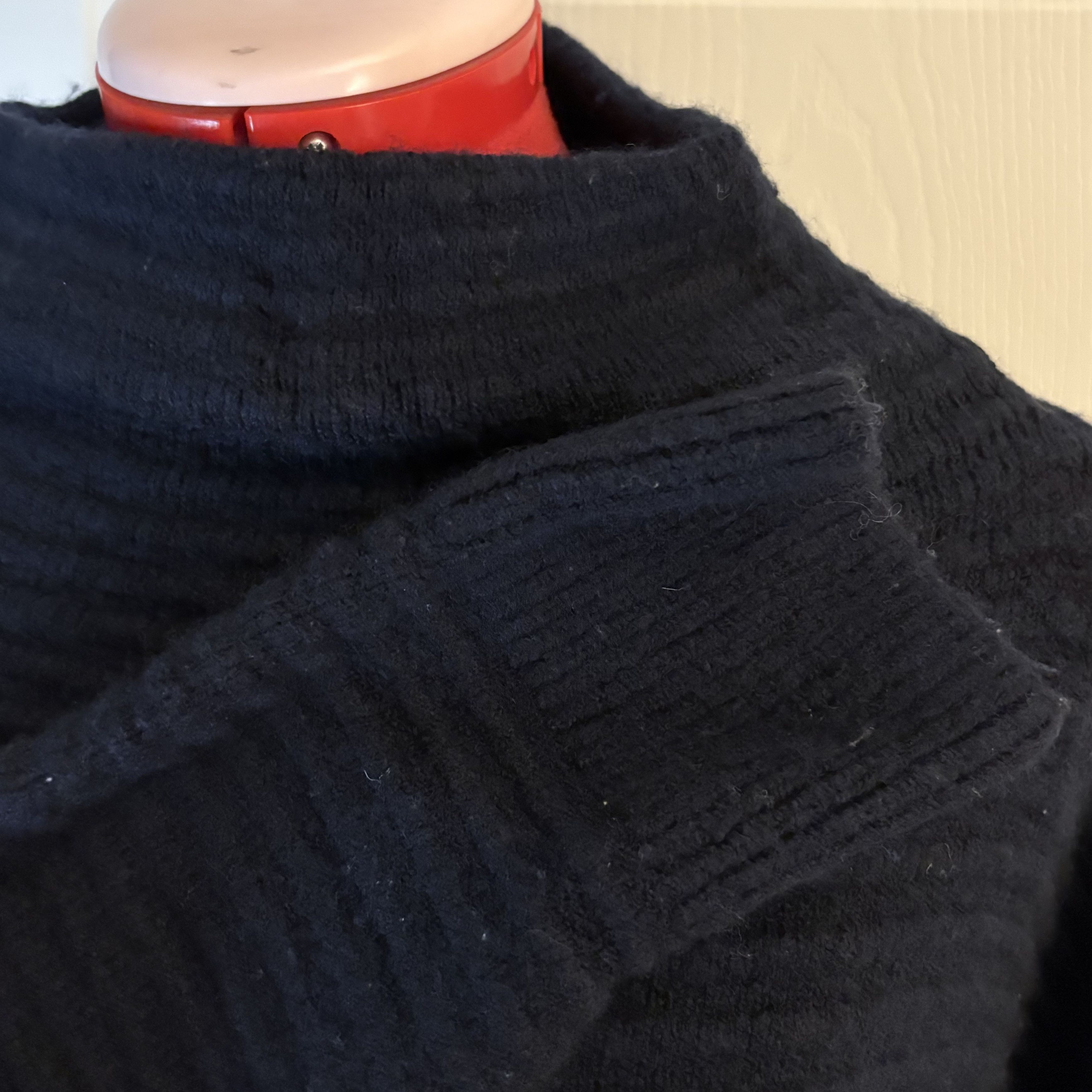 Madewell Navy Cowlneck Sweater by Madewell L Size L / US 10 / IT 46 - 4 Thumbnail