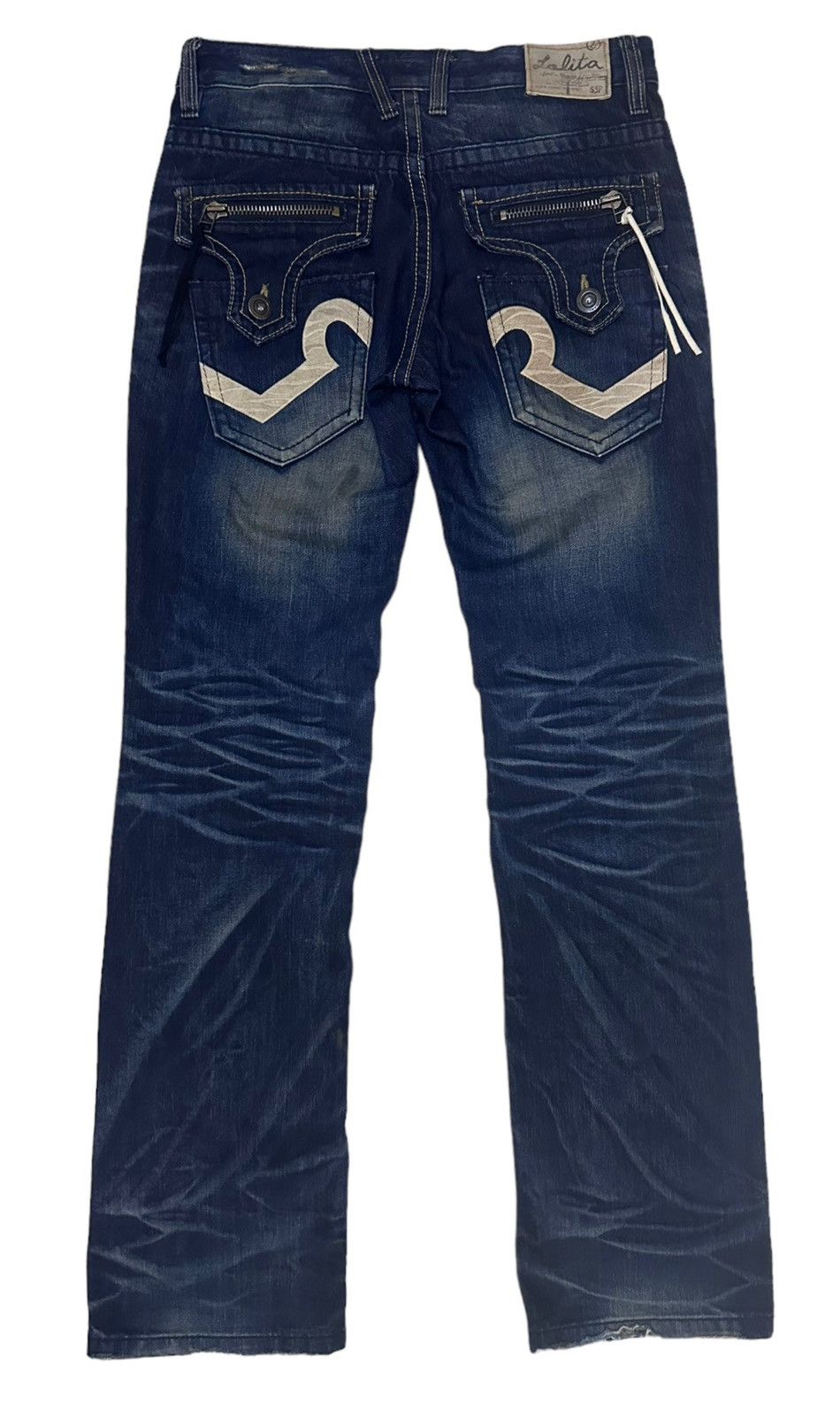 archive Lolita jeans black flare denim
