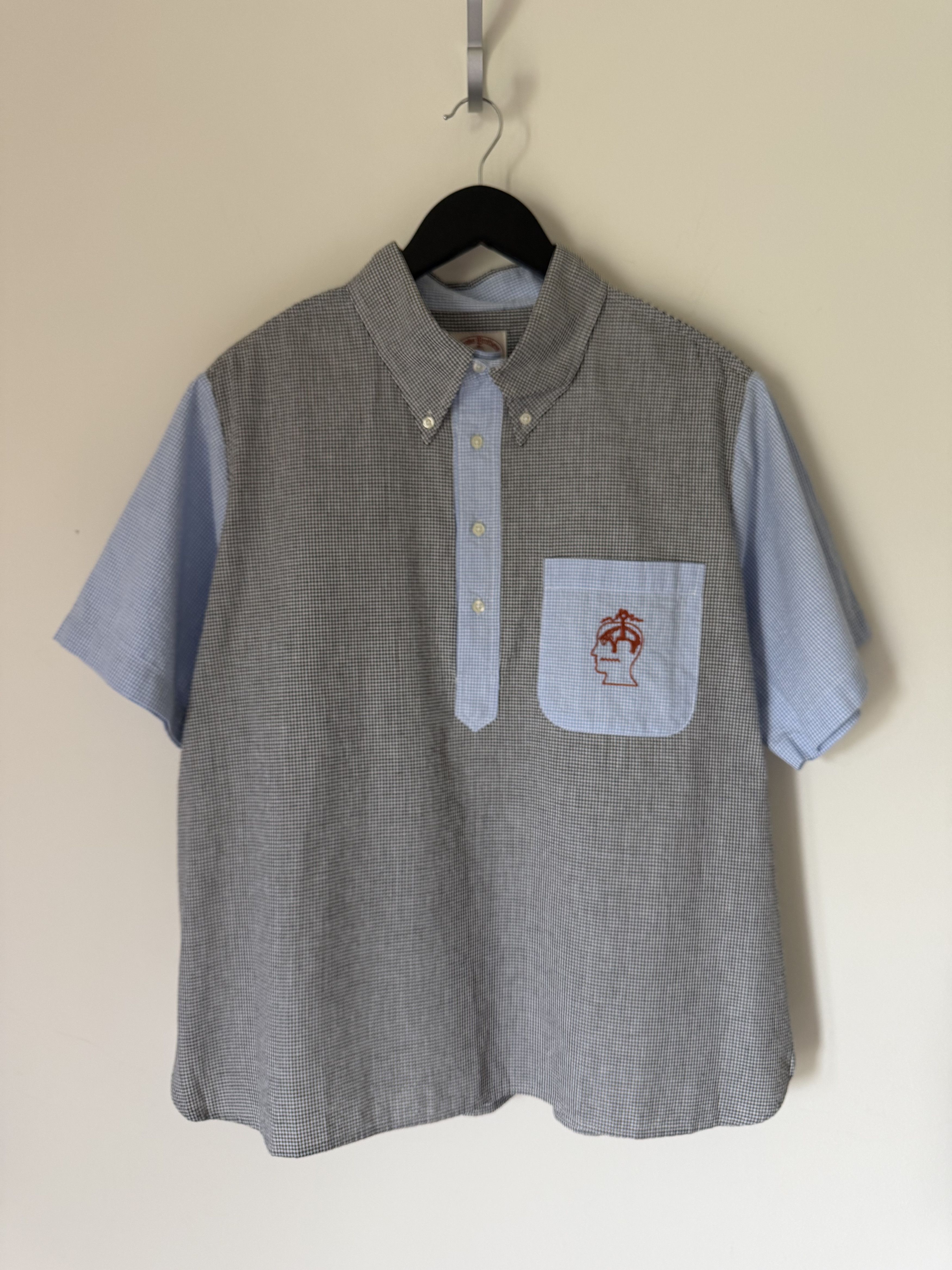 Brain Dead Brain Dead Brooks Brothers Reverse French Seam Pullover Size US M / EU 48-50 / 2 - 1 Thumbnail