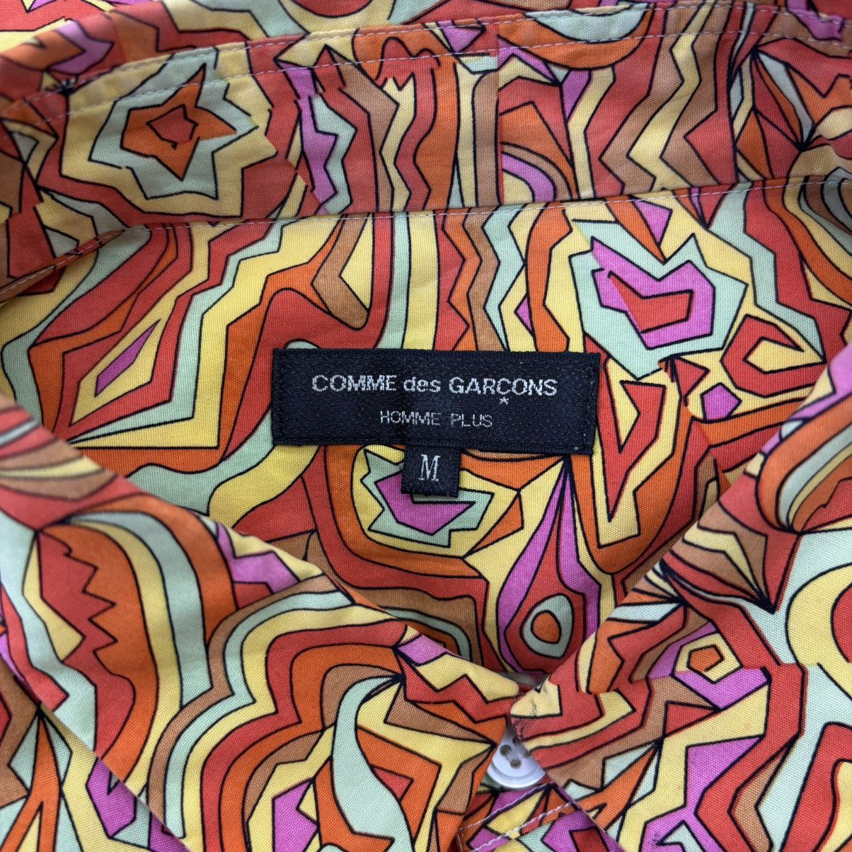 Comme des Garcons Homme Plus CdGH+ Psychedelic Print Button Up Size US M / EU 48-50 / 2 - 5 Thumbnail