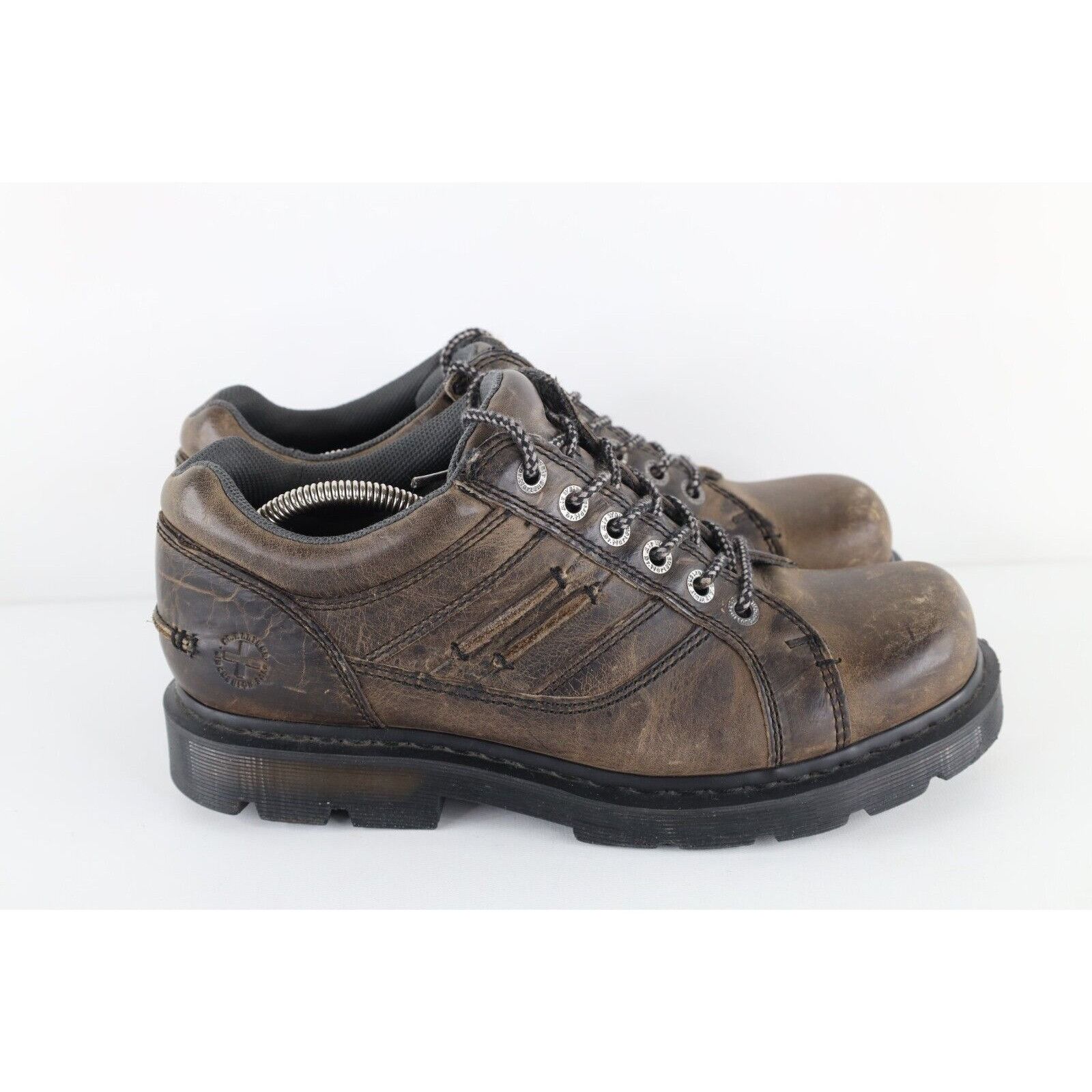 Dr. Martens Vintage Doc Dr Martens Distressed Chunky Leather Shoes Size US 10.5 / EU 43-44 - 4 Thumbnail