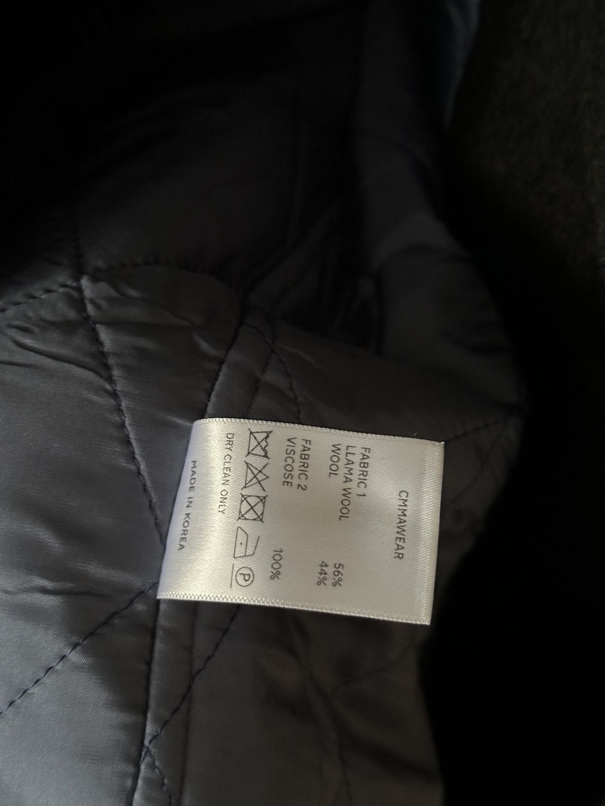 CMMAWEAR CMMAWEAR SVRN exclusive FW23 Thalassa coat in black Size US L / EU 52-54 / 3 - 11 Thumbnail