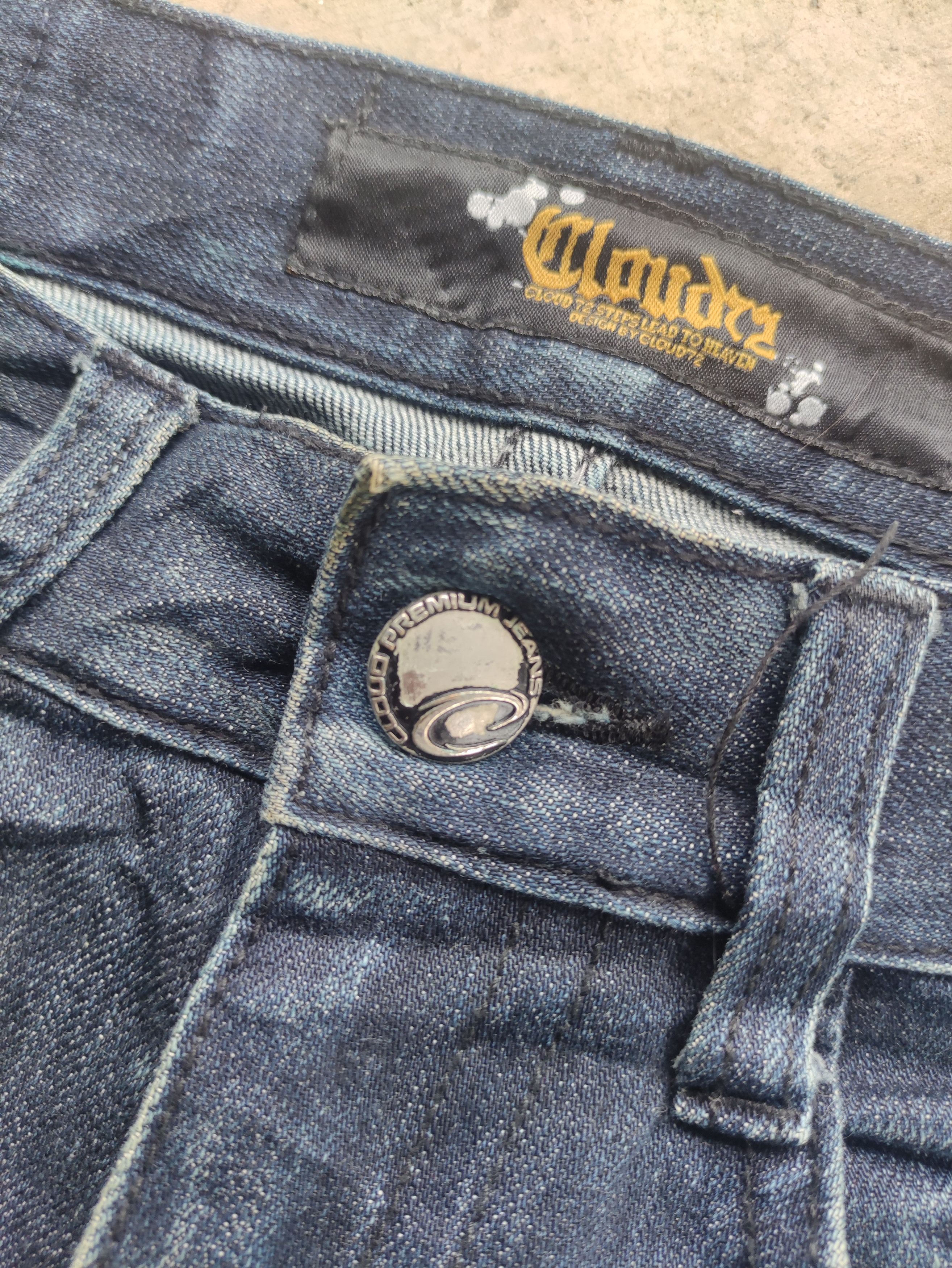 Japanese Brand Vintage Cloud 72 Distressed Faded Denim W30 Size US 30 / EU 46 - 5 Thumbnail