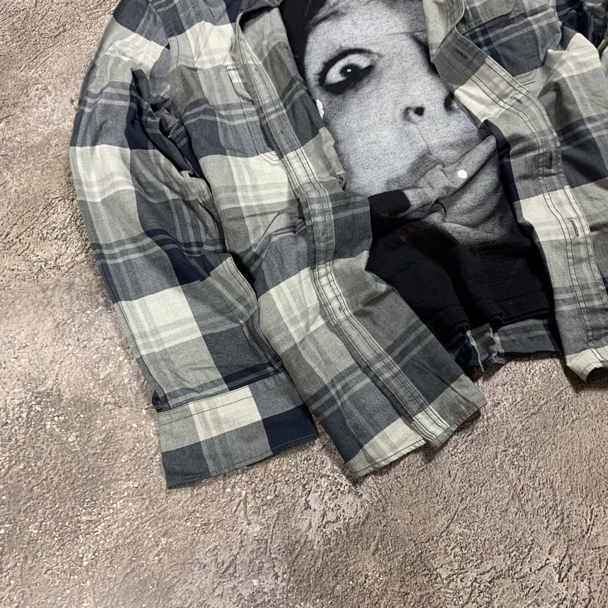 Vintage Vintage 90s Plaid Shirt Graphic Oversized Grunge Streetwear Size US XXL / EU 58 / 5 - 2 Thumbnail
