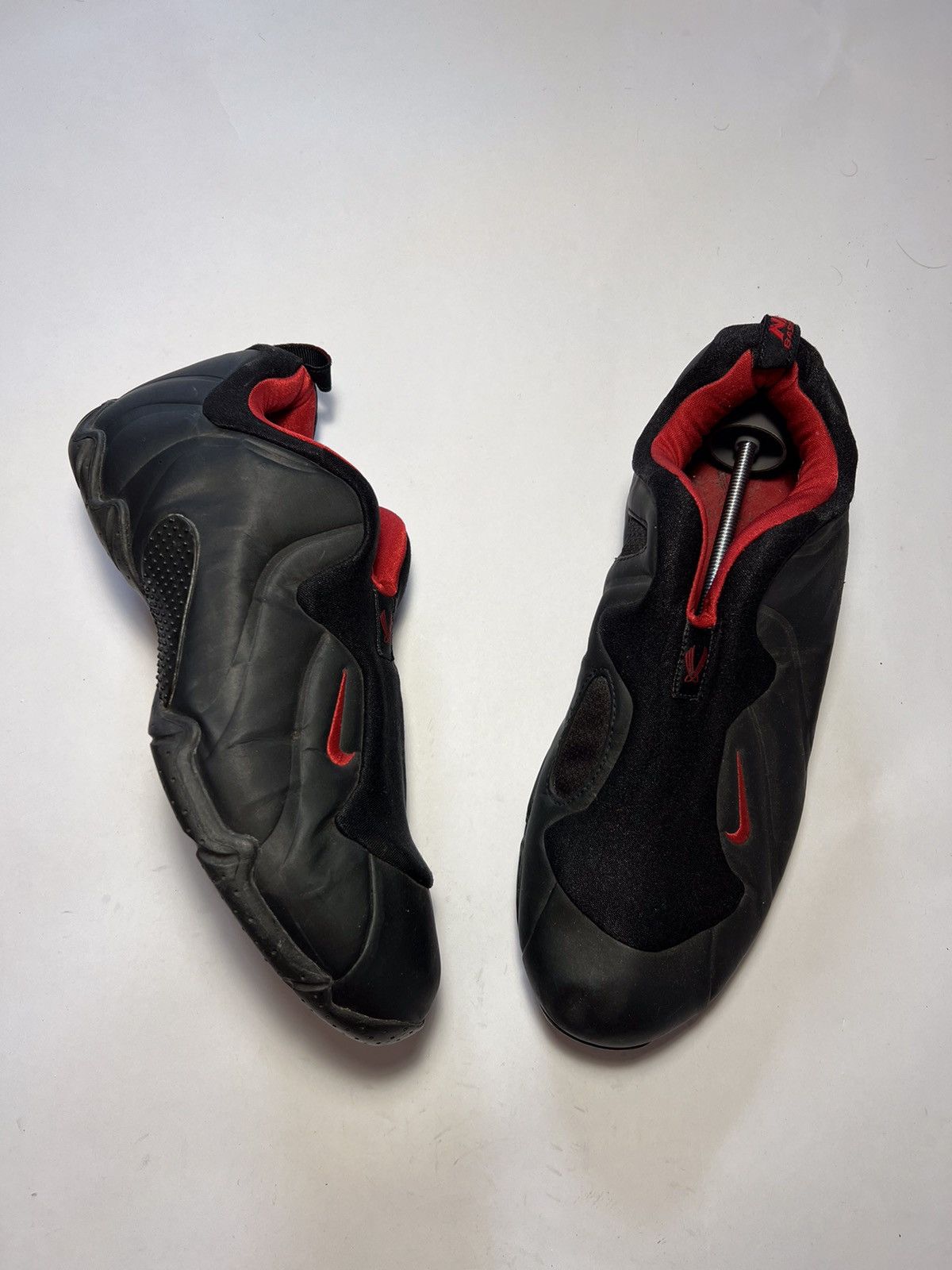 image of Nike Archive Y2K Basketball Slip On Sneakers in Black, Men's (Size 12)