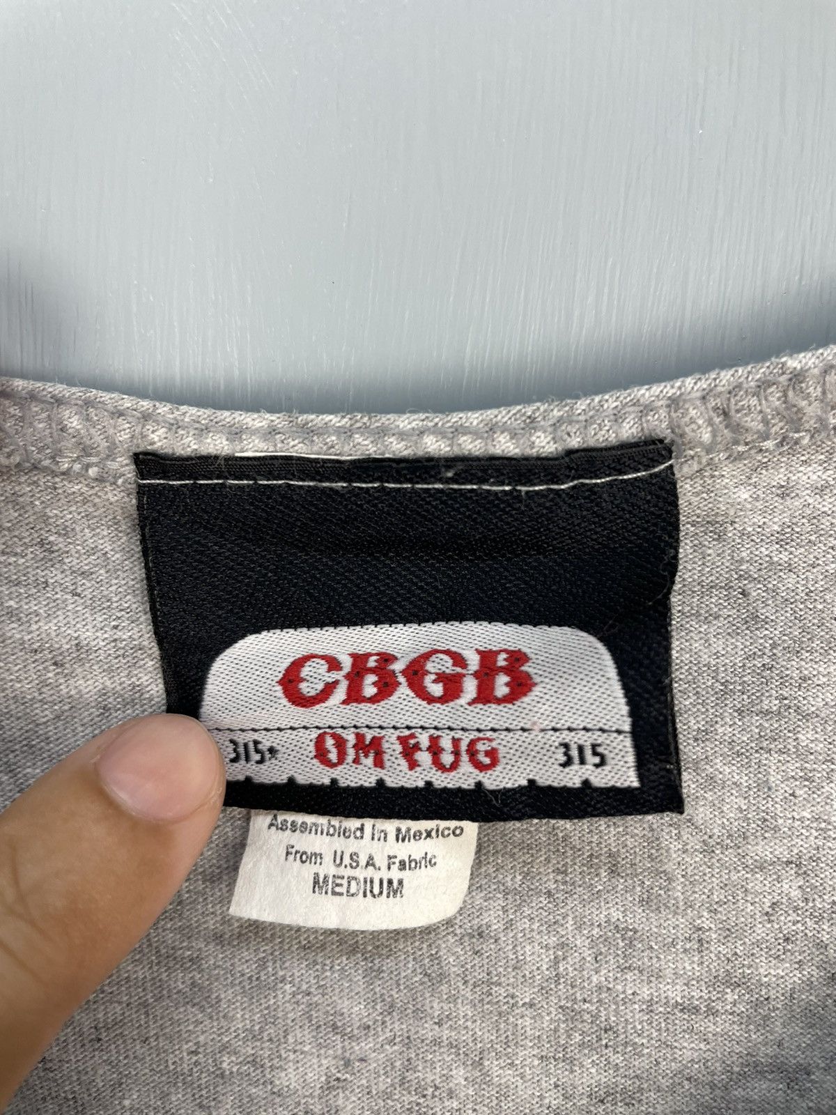 Band Tees Vintage CBGB & OMFUG ramones punk tank top Size US M / EU 48-50 / 2 - 5 Thumbnail