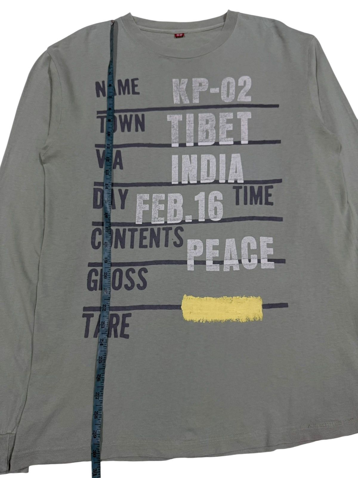 Kapital Kapital Wording Printed Longsleeve Tee Size US L / EU 52-54 / 3 - 8 Thumbnail