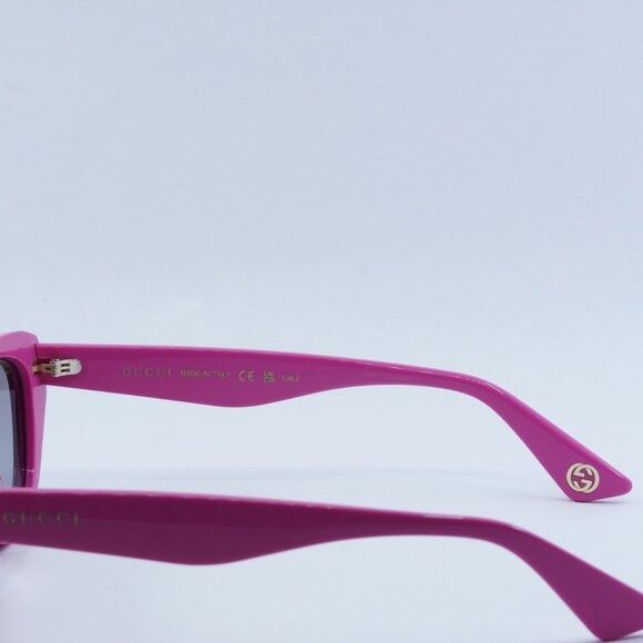 Gucci Gucci GG1638S 003 Sunglasses Burgundy/Fuchsia Cat Eye Frame Size ONE SIZE - 5 Thumbnail
