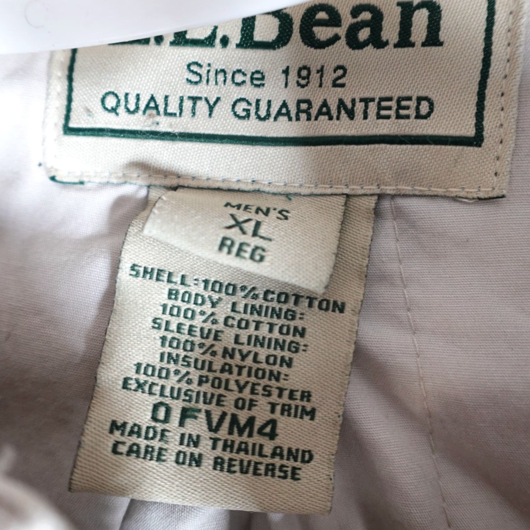 Vintage L.L. Bean Jacket XL Beige Field Coat Barn Chore Detroit Eisenhower Corduroy Trim Military Jacket Lined Men XL Beige Size US XL / EU 56 / 4 - 2 Thumbnail