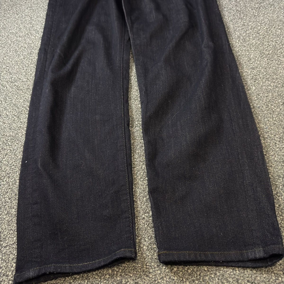 Jun Takahashi Japanese Denim Jersey Uniqlo High Rise Tappered Fit Archive Size US 30 / EU 46 - 5 Thumbnail