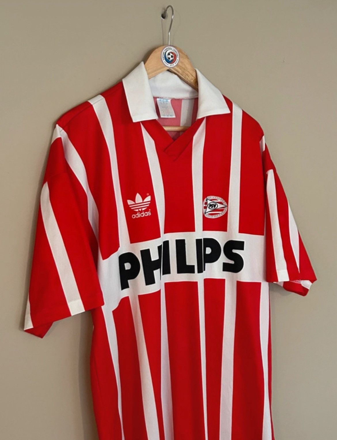 Adidas Rare Matchworn Erwin Koeman PSV Eindhoven 1990-1992 Size US L / EU 52-54 / 3 - 2 Thumbnail