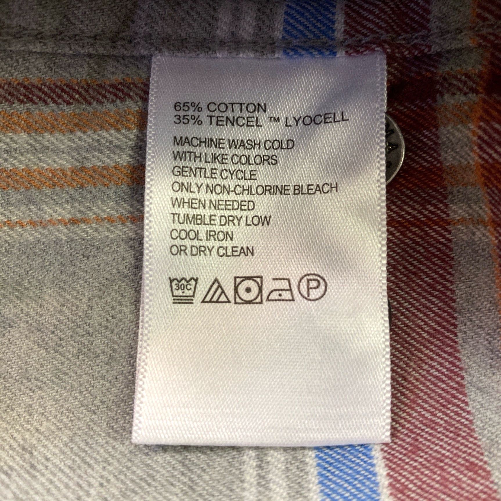 Tommy Bahama Tommy Bahama Shirt Canyon Beach Flannel Button-Up Long Sleeve Gray Medium Size US M / EU 48-50 / 2 - 5 Thumbnail