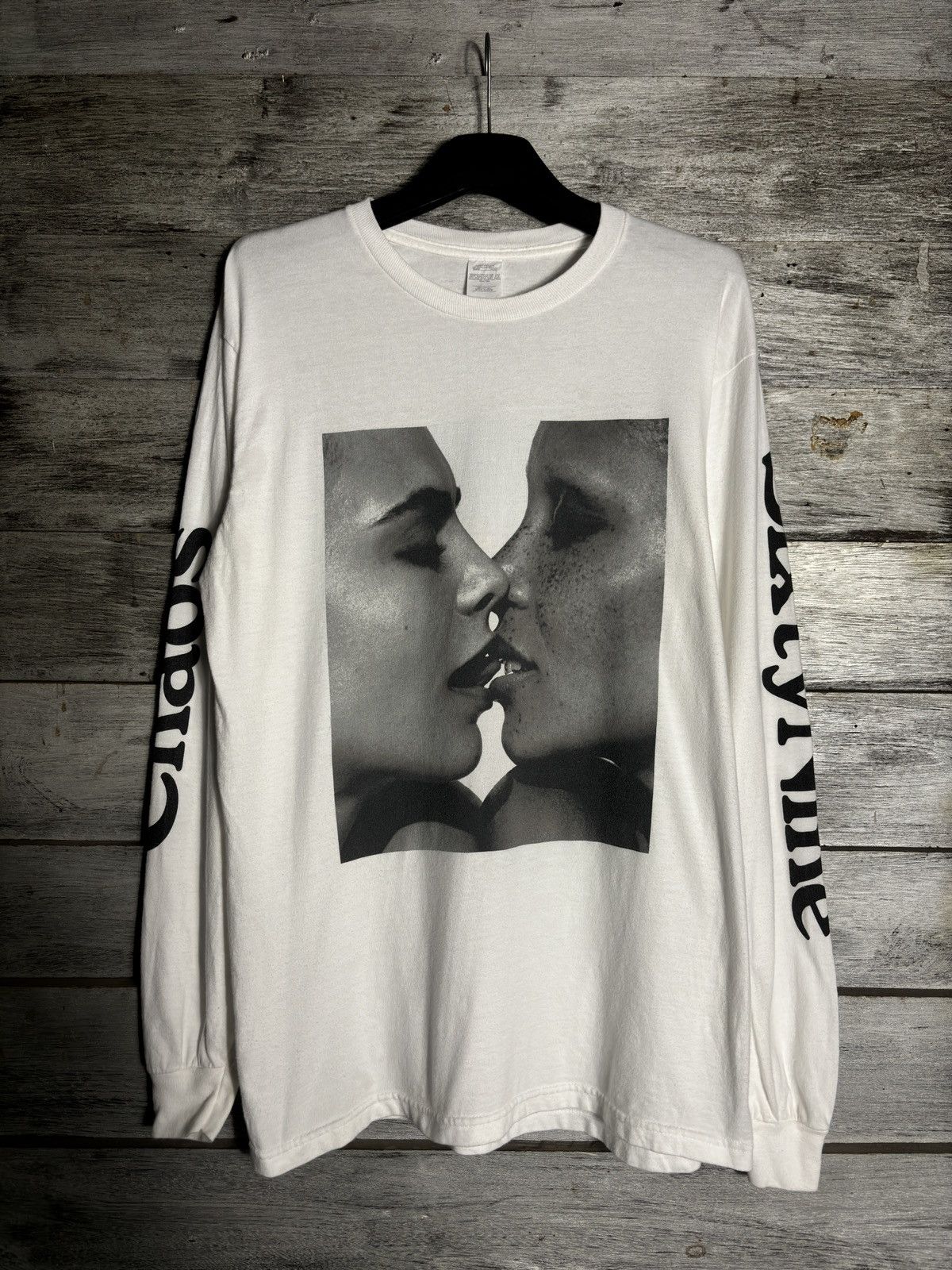 Vintage CHAOS SIXTYNINE 'KISS' LONG SLEEVED T-SHIRT Size US M / EU 48-50 / 2 - 1 Thumbnail