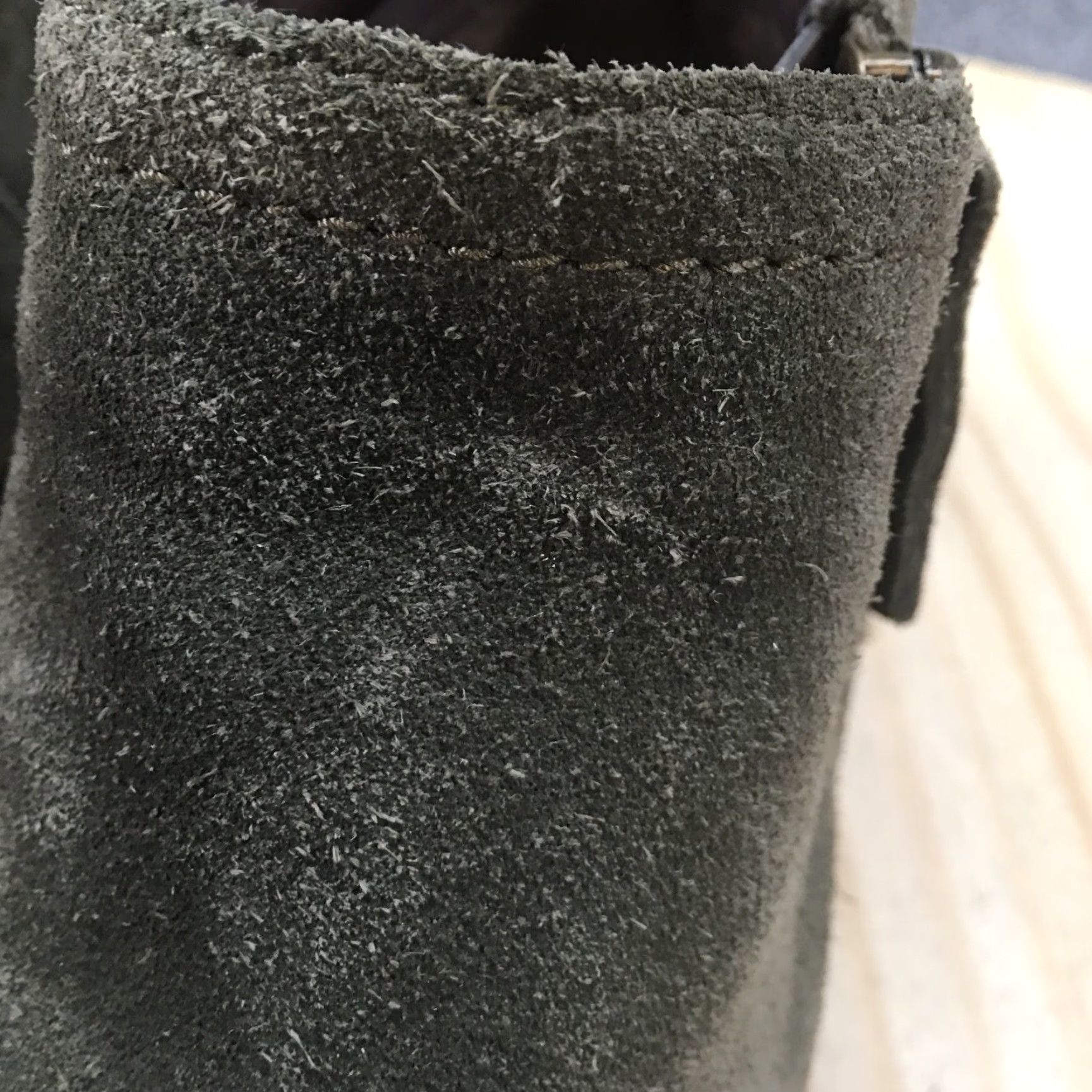 Vintage White Mountain Boots Womens 9 Side Zip Ankle Bootie Green Suede Block Heels - Boot, Women, Green, Suede, Side Zip, 9, White Mountain, Block Heel Size US 9 / IT 39 - 5 Thumbnail