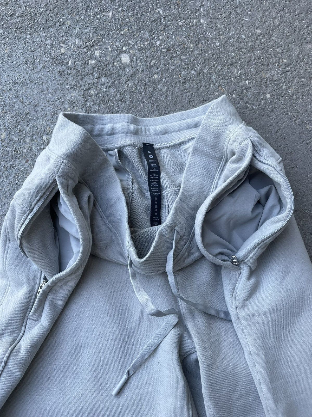 Lululemon Light Gray Lululemon Sweat Shorts Size US 32 / EU 48 - 5 Thumbnail