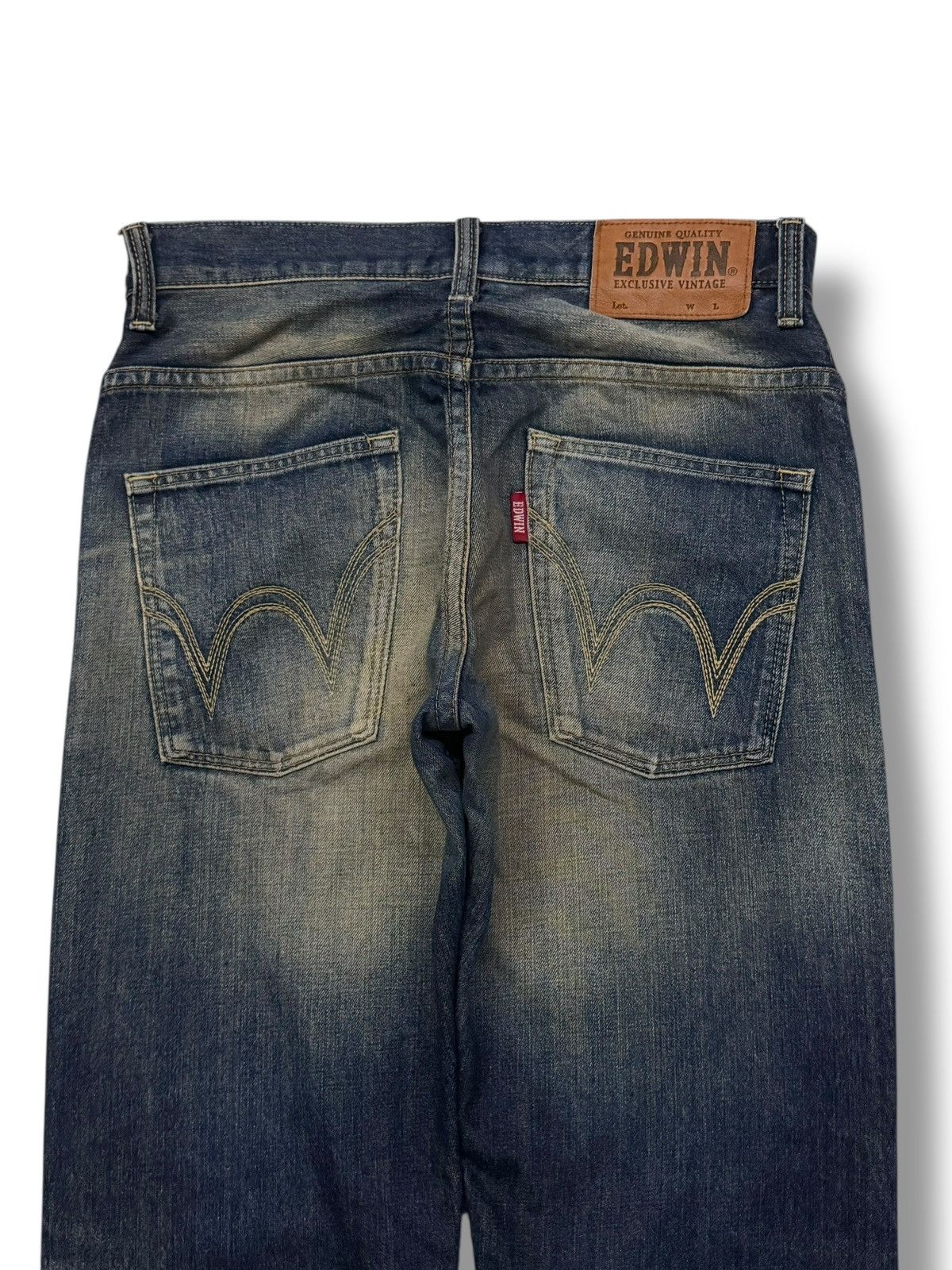 Edwin EDWIN EX404 Exclusive Vintage Japanese Denim Jeans | W32 Size US 34 / EU 50 - 5 Thumbnail