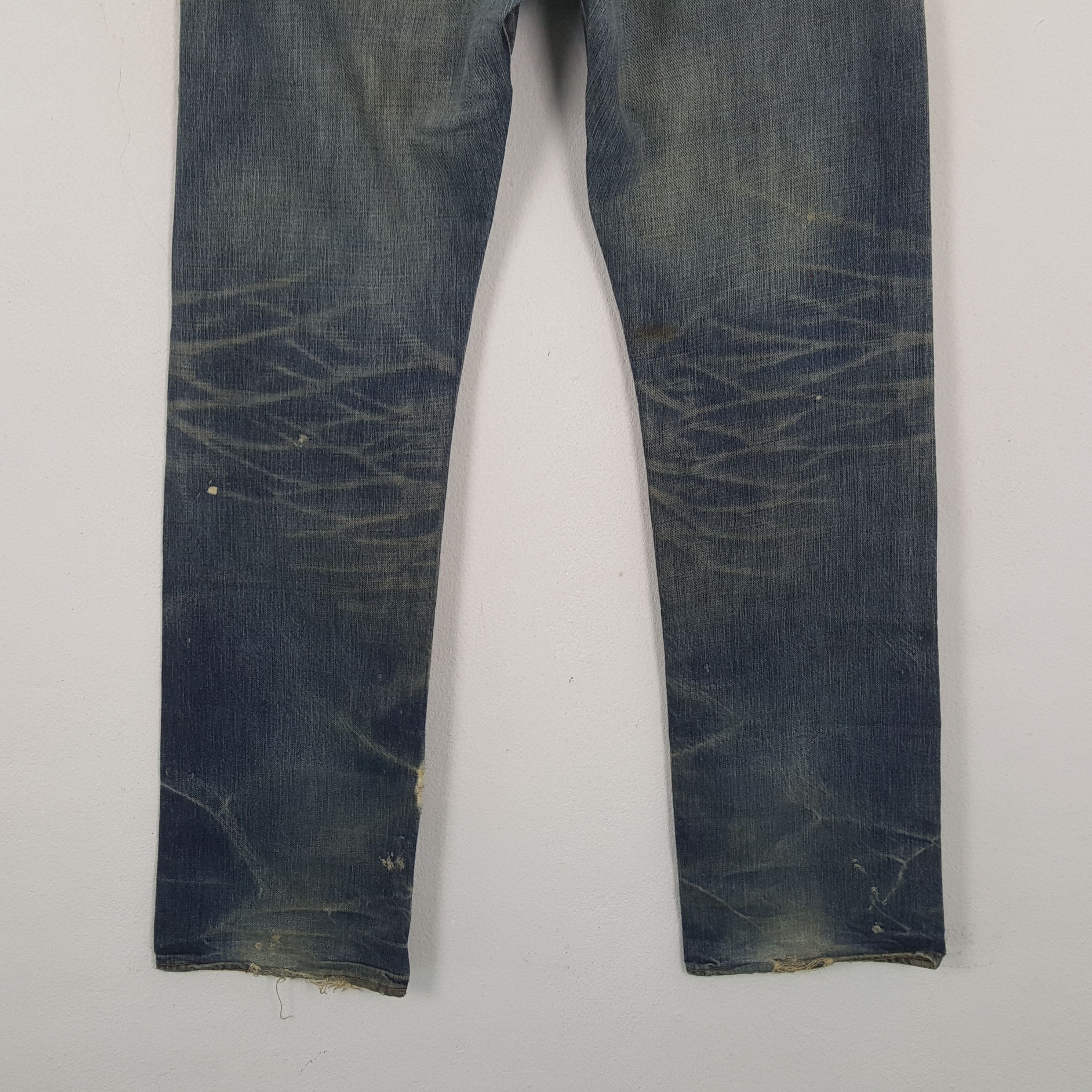 Prps Prps Fashion Streetwear Distressed Jeans RR9 Size US 35 - 6 Thumbnail