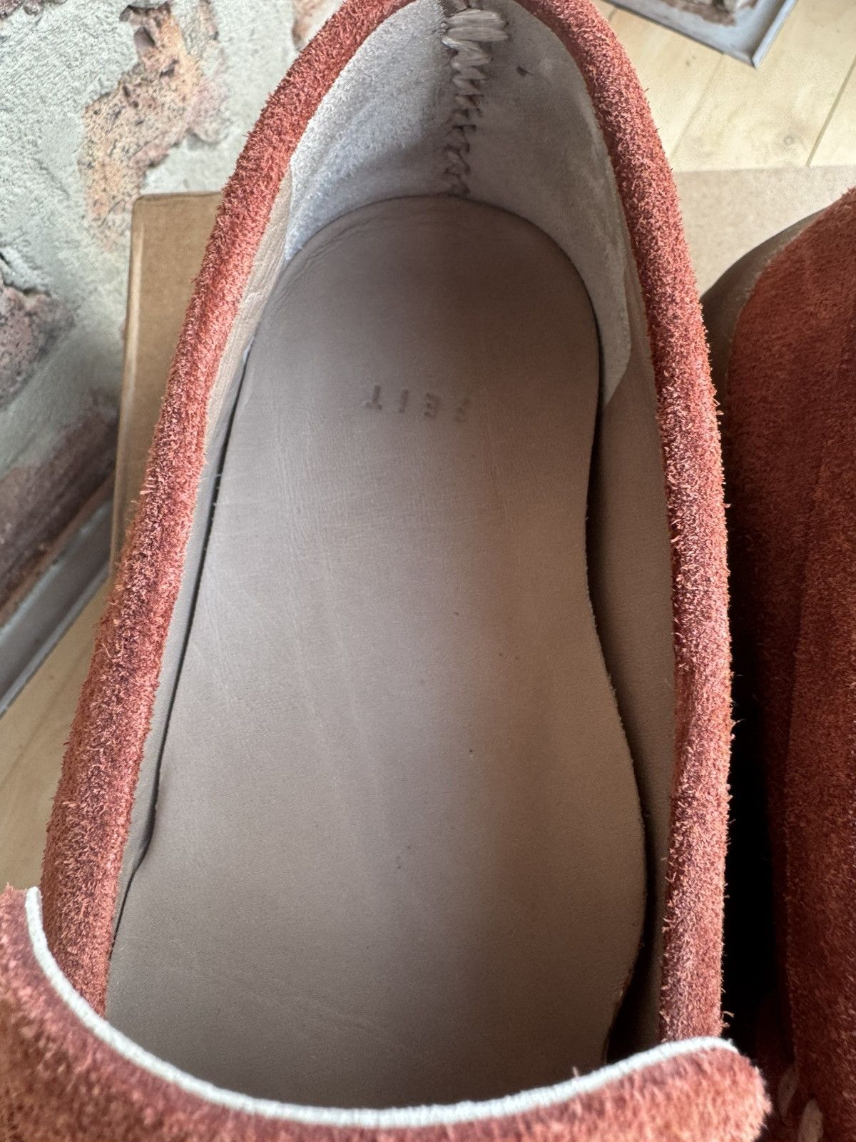 Feit Feit Terracotta Latex Loafer Suede Sz 43 Size US 10.5 / EU 43-44 - 4 Thumbnail