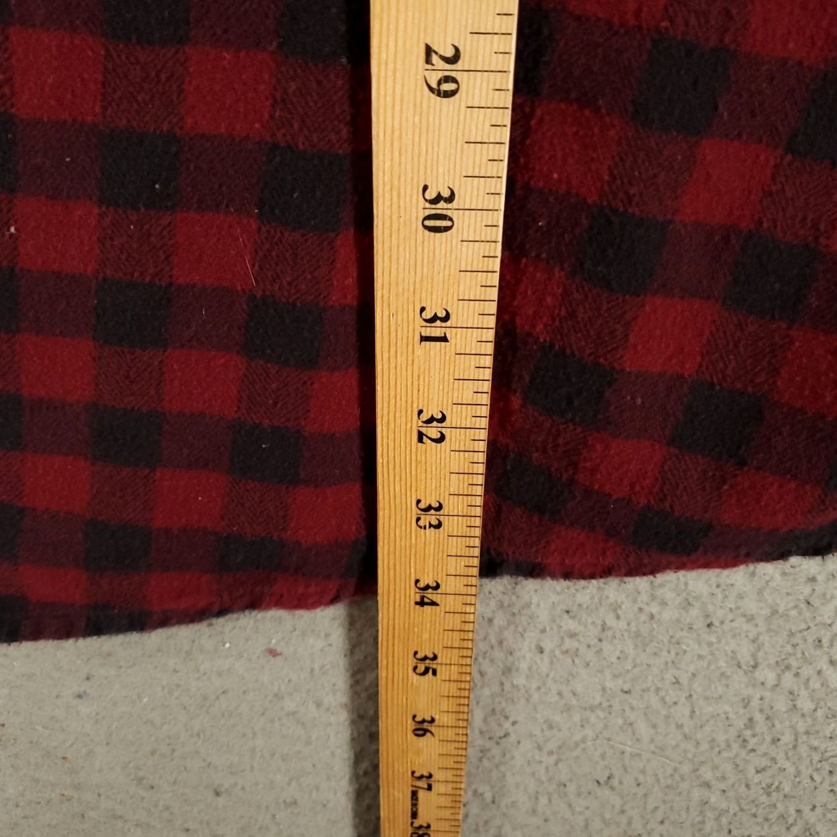 Croft & Barrow Croft & Barrow Button Up Womens 3XT Plaid Long Sleeve Red Black 3XL Tall Shirt Size XXL / US 16-18 / IT 52-54 - 3 Thumbnail