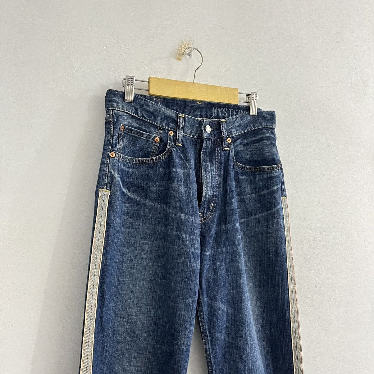 Hysteric Glamour Hysteric Glamour Kinky Denim Line Accent Pant Size US 28 / EU 44 - 3 Thumbnail