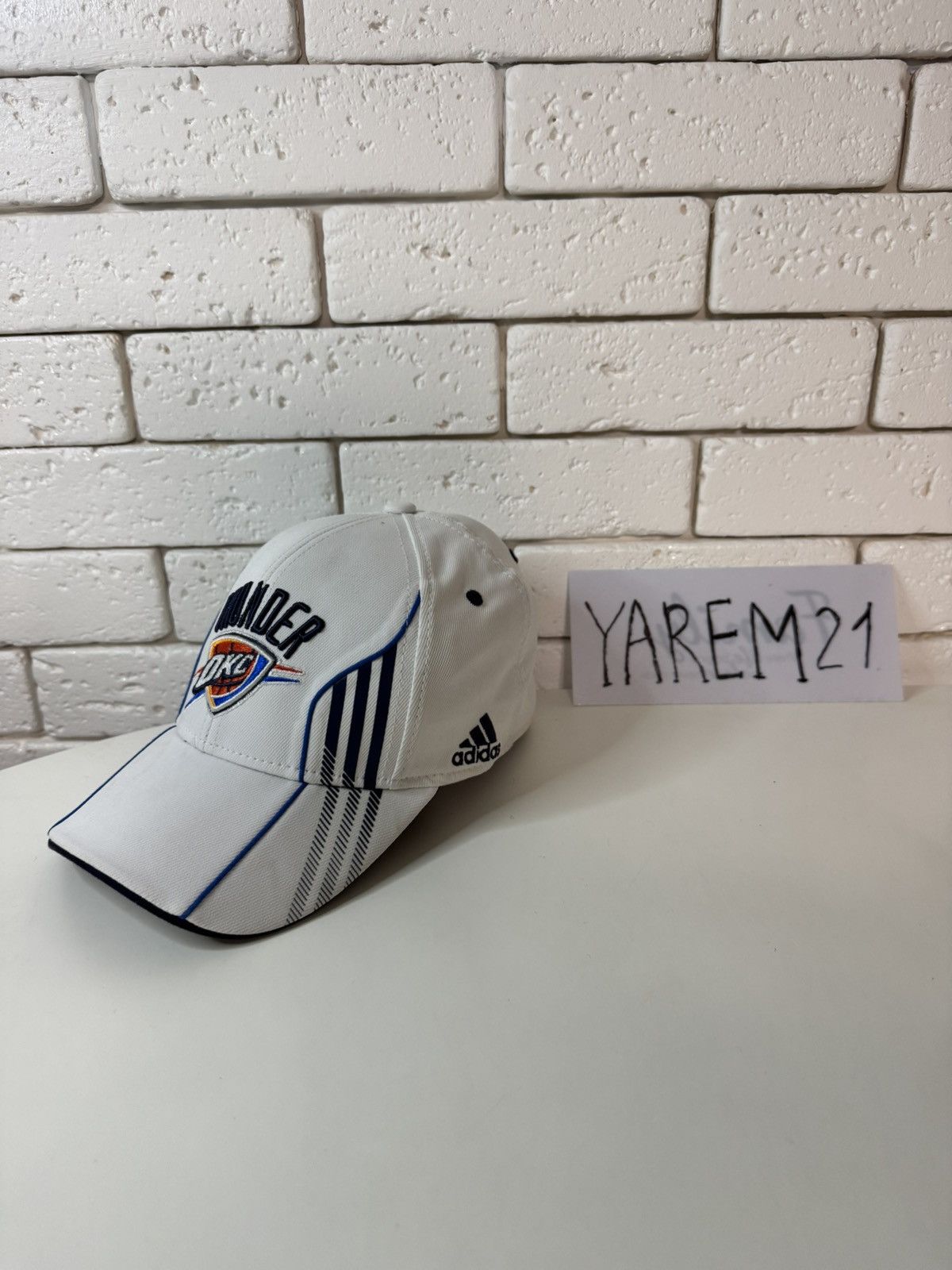 Adidas ОКС Oklahoma City Thunder adidas cap hat Size ONE SIZE - 1 Thumbnail