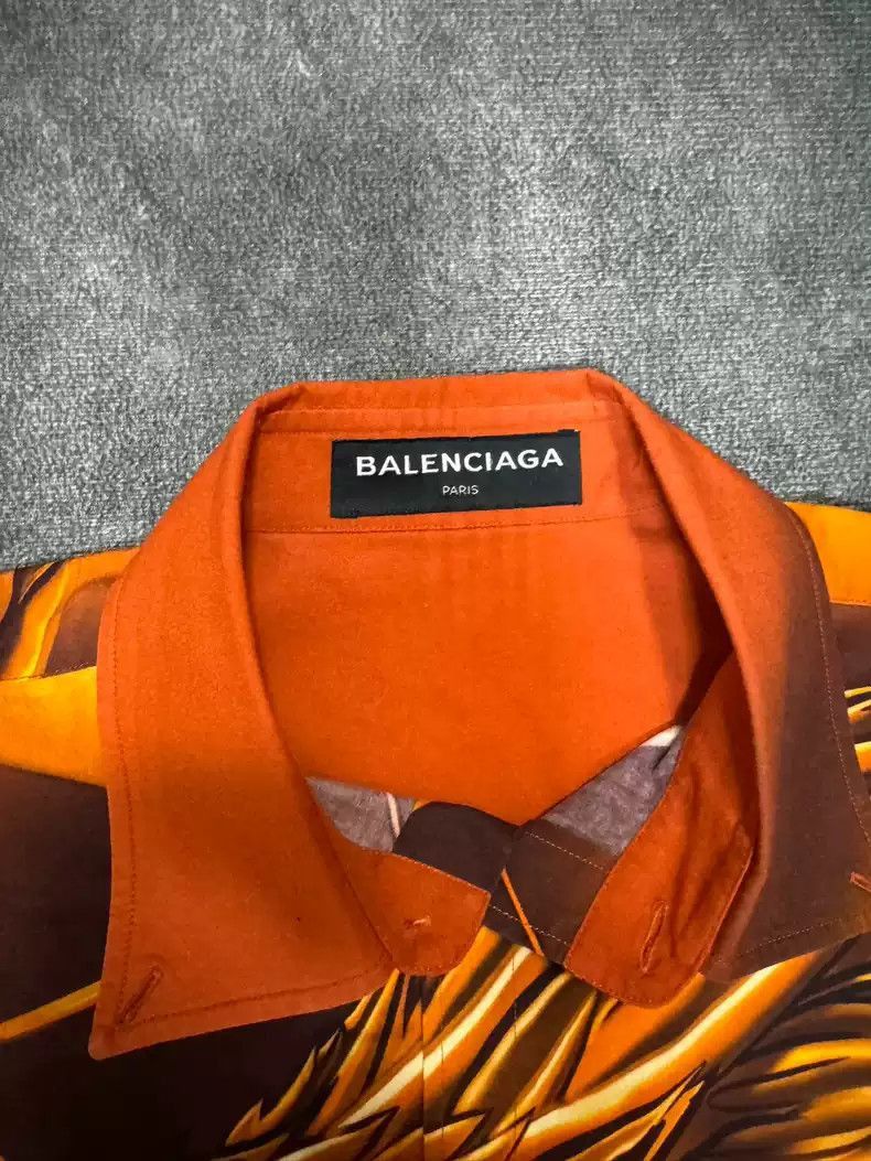 Balenciaga Balenciaga Shirt Yellow Dragon -2507 Size US XS / EU 42 / 0 - 3 Thumbnail