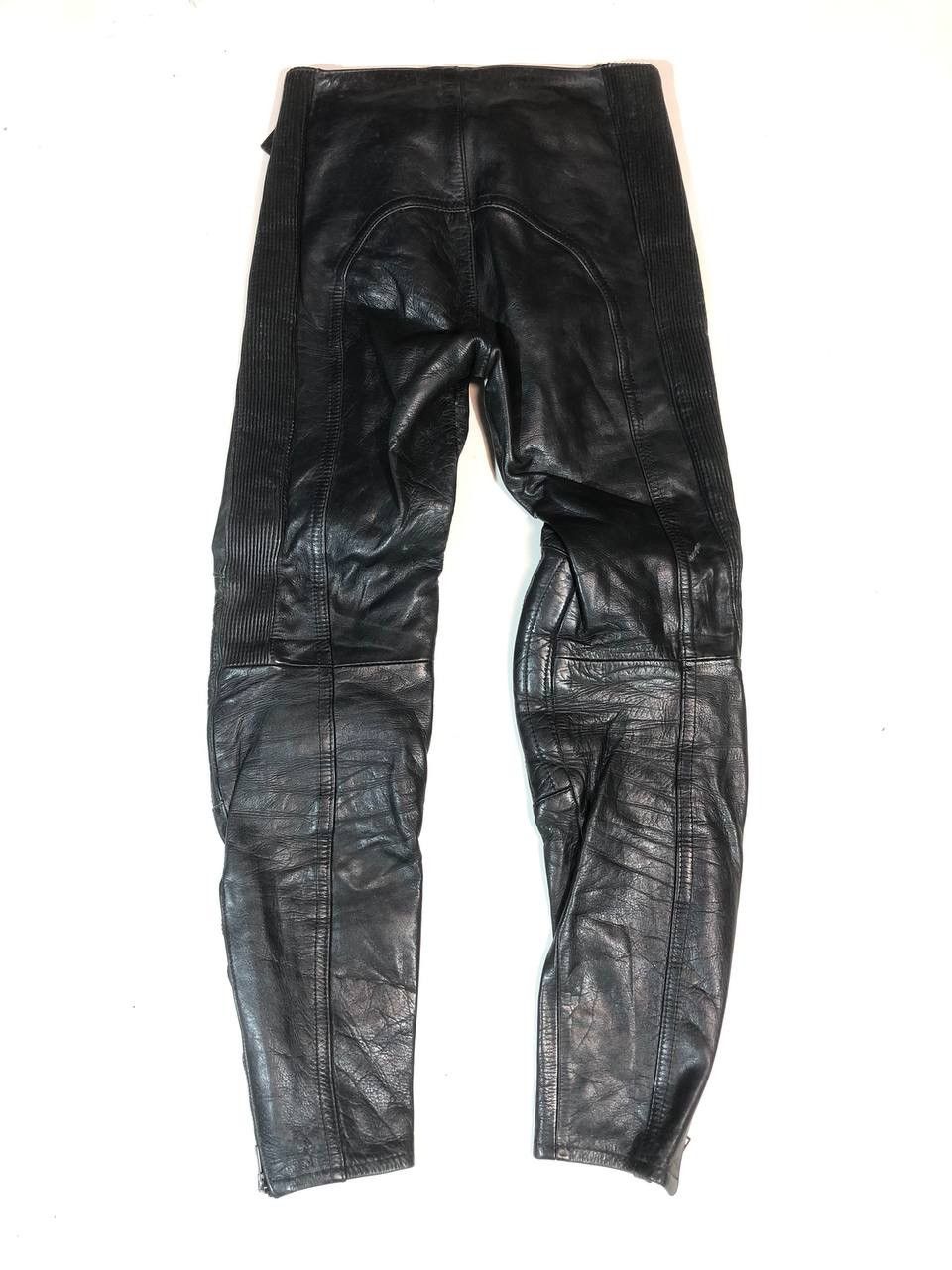 Vintage Leder Vintage Rare Moto Biker Leather Pants Size US 29 - 6 Thumbnail