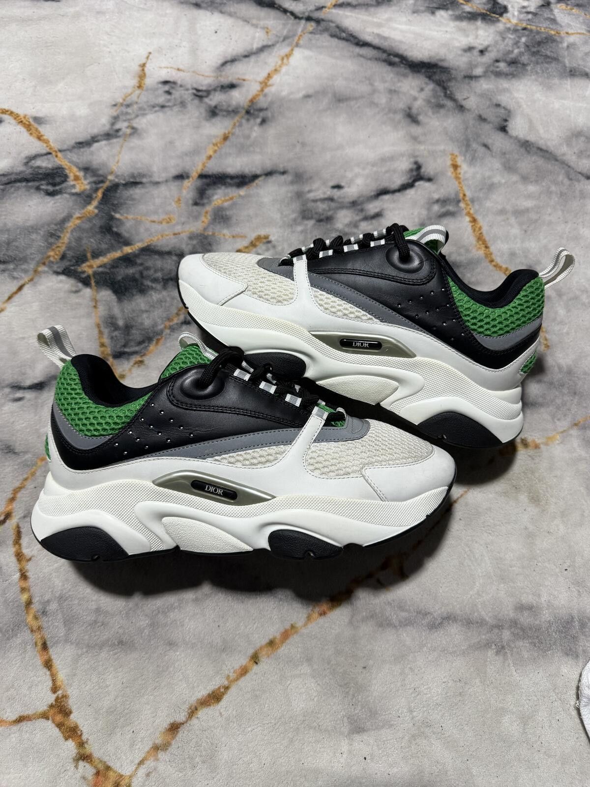 Dior Dior B22 Green Black White - Sz 9Us Size US 9 / EU 42 - 3 Thumbnail
