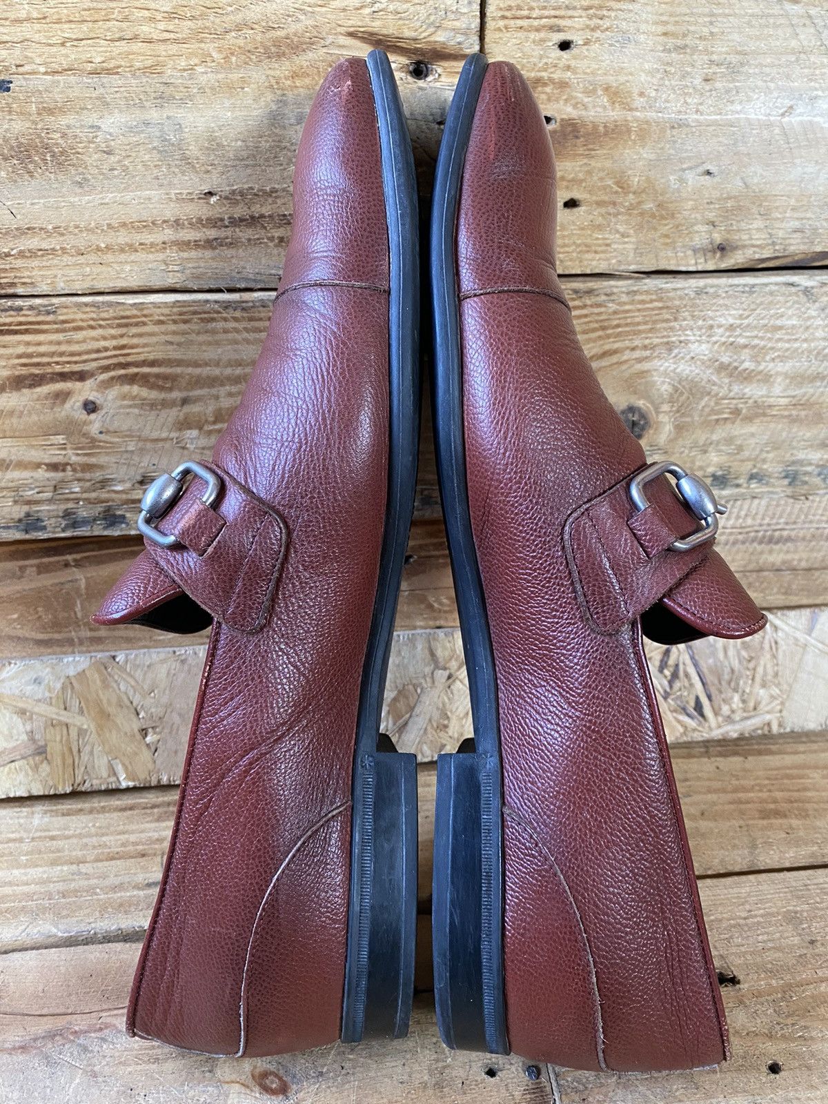 Gucci Gucci horsebit oxford cap-toe leather shoes sz uk 9 Size US 10 / EU 43 - 12 Thumbnail