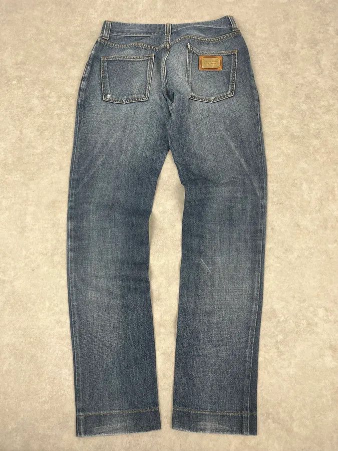 Dolce & Gabbana 2000s Dolce & Gabbana Blue Slim Denim Jeans Size US 30 / EU 46 - 4 Thumbnail