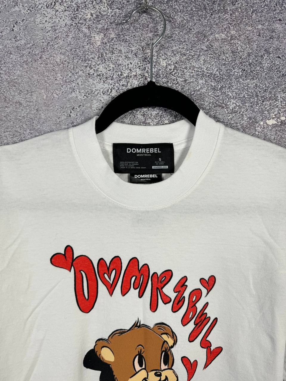 DOMREBEL Dom Rebel Montreal Graphic Print LOVE White T-Shirt Small Size US S / EU 44-46 / 1 - 3 Thumbnail