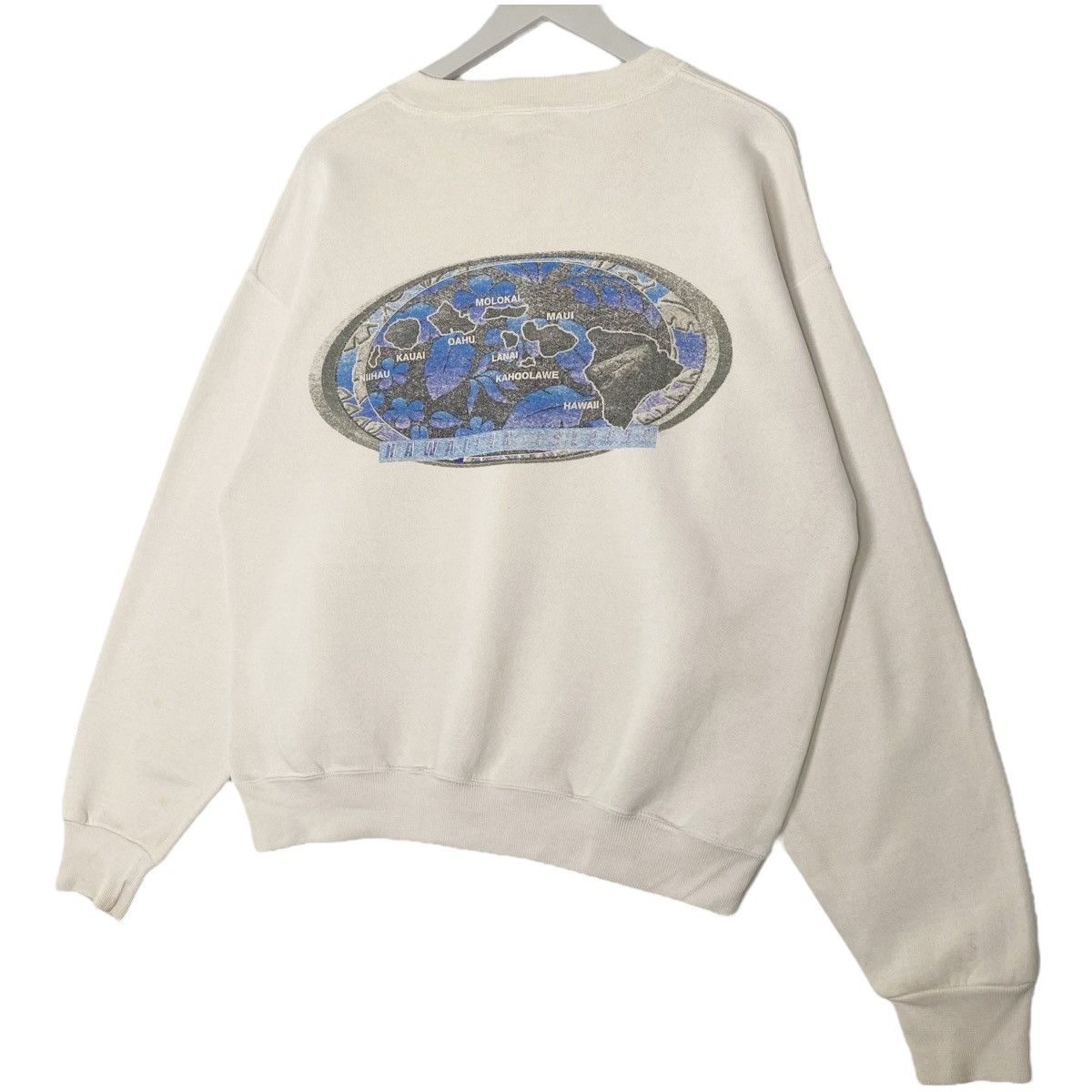 Vintage Vintage Piko Hawaiian Sweatshirt Crewneck White Size M Size US M / EU 48-50 / 2 - 7 Thumbnail